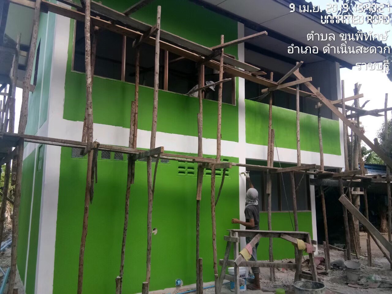 งานสร้าง ห้องพักครู รร.ดอนฟักทอง