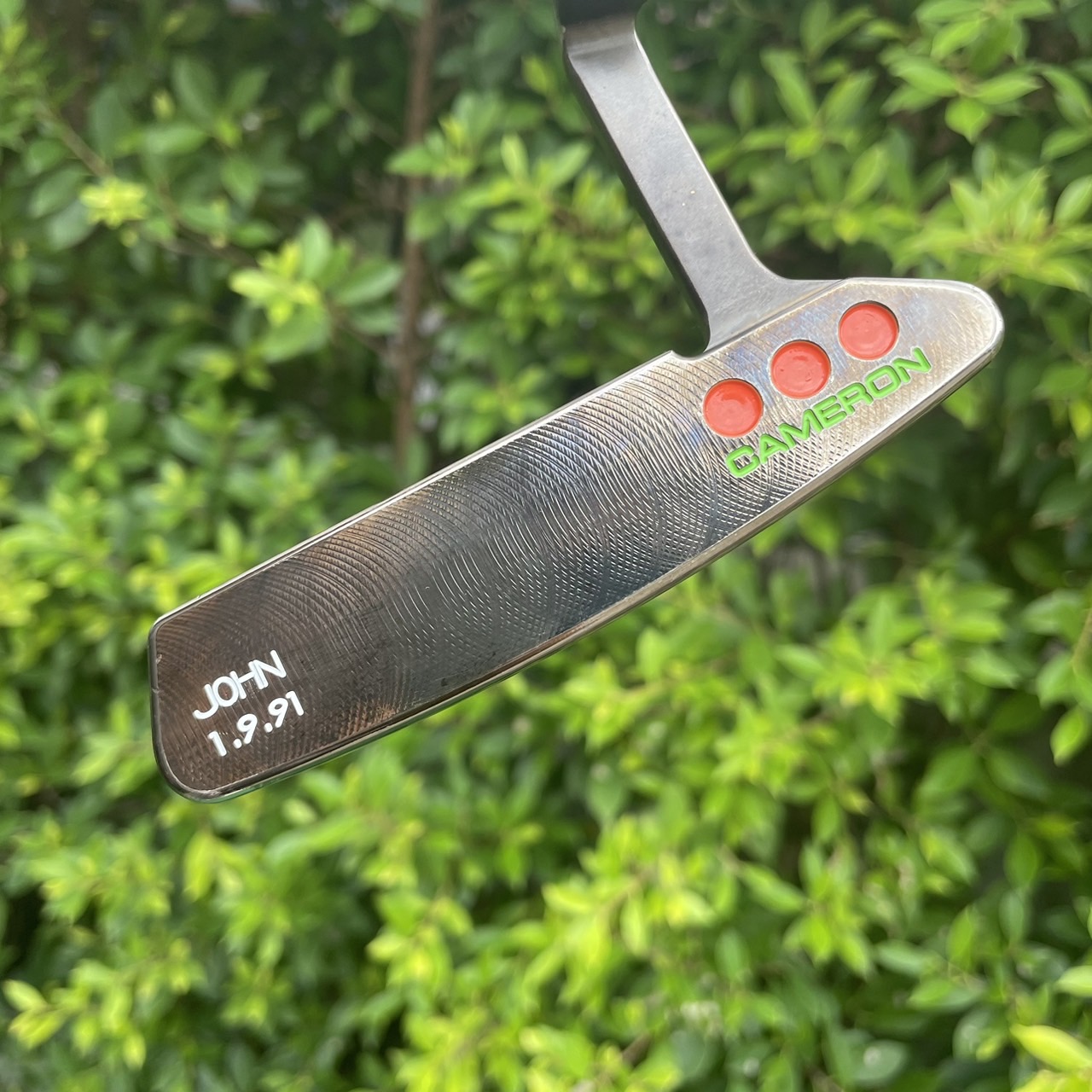 PUTTER SCOTTY CAMERON STUDIO SELECT NEWPORT 2 พัตต์ดี น้ำหนักดีมาก , COVER CUSTOM , *** ข้อเสียทำ CUSTOM มา *** ไม้กอล์ฟมือสอง ของแท้ BY NakaraLuxurious