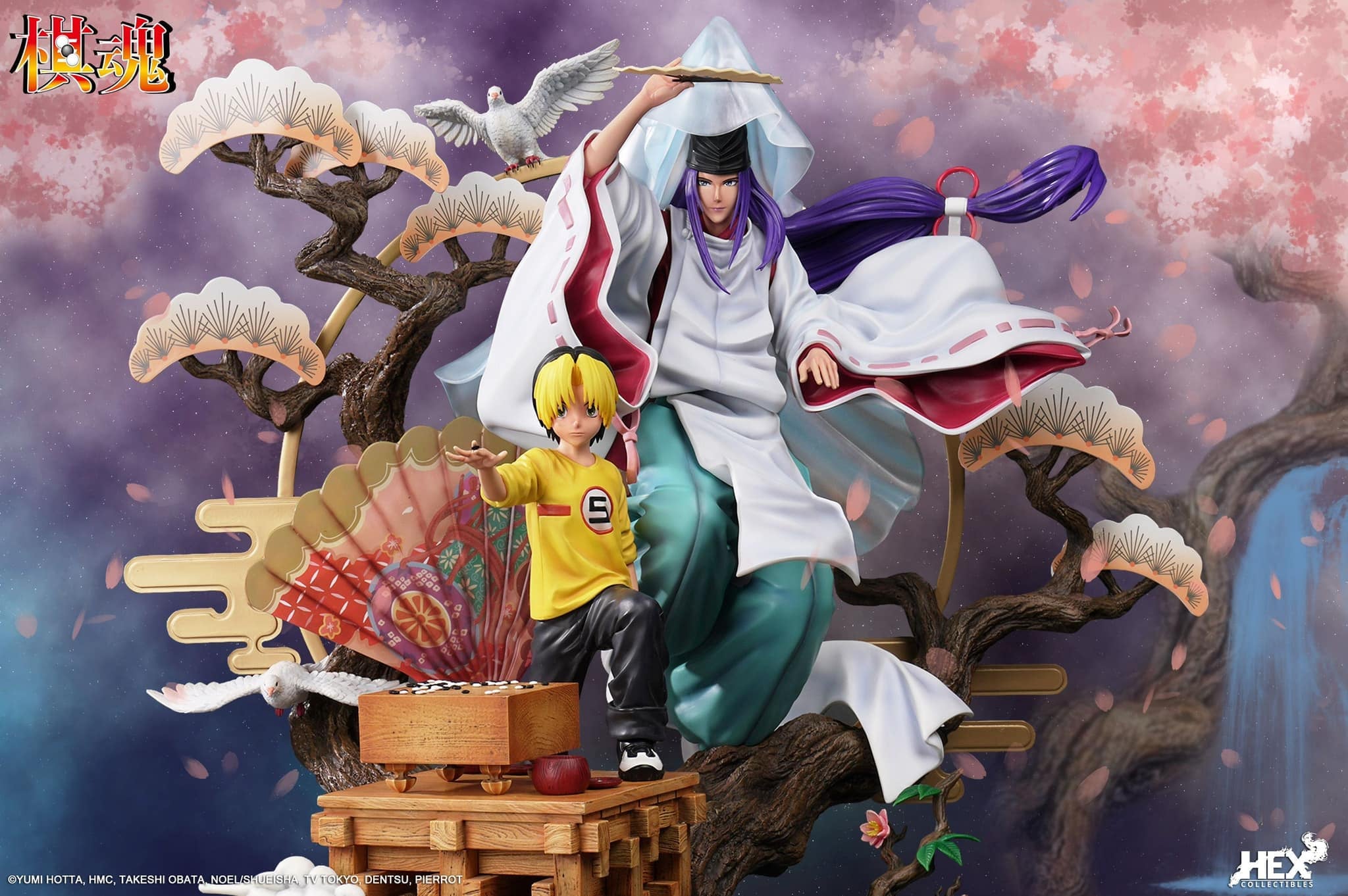 [สั่งจอง]HEX Collectibles 1/6 : Hikaru no Go-Shindou Hikaru & Fujiwara no Sai: The Divine Move