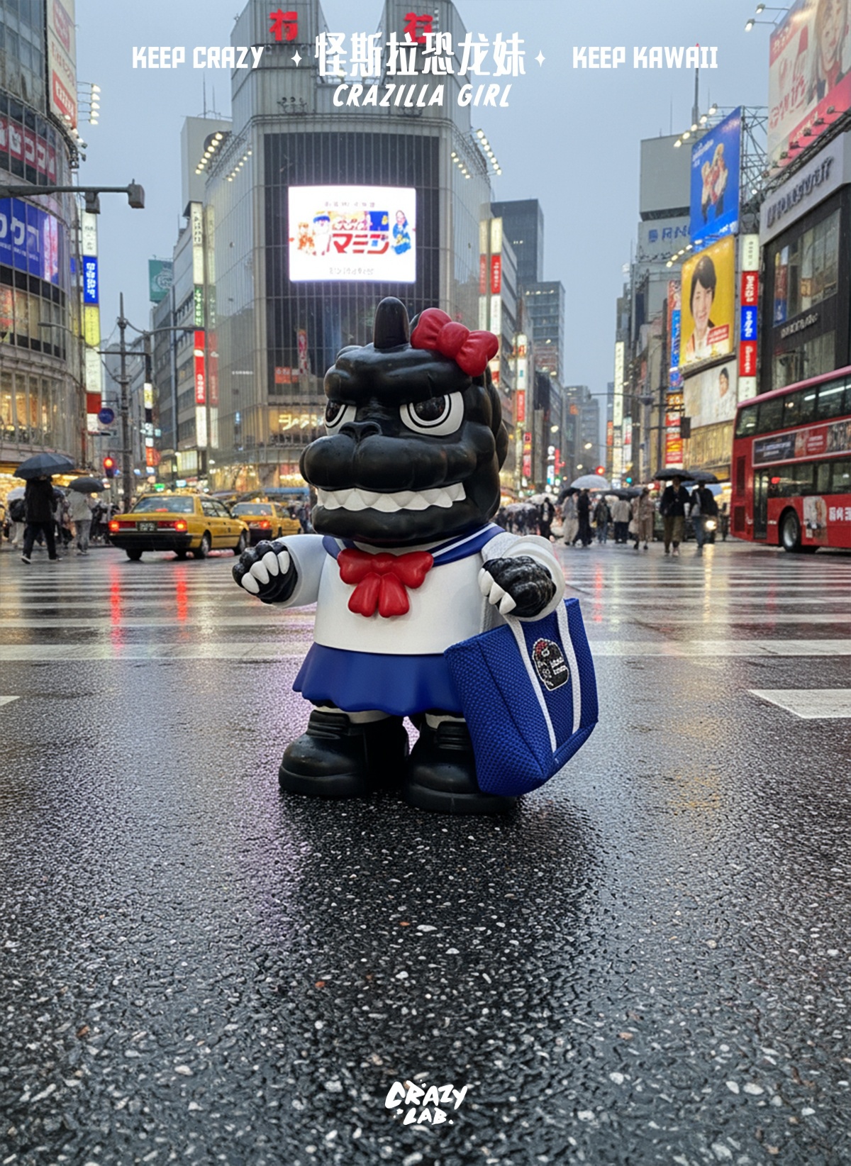 [สั่งจอง]Crazy Lab : Mini Crazilla Girl (14cm)