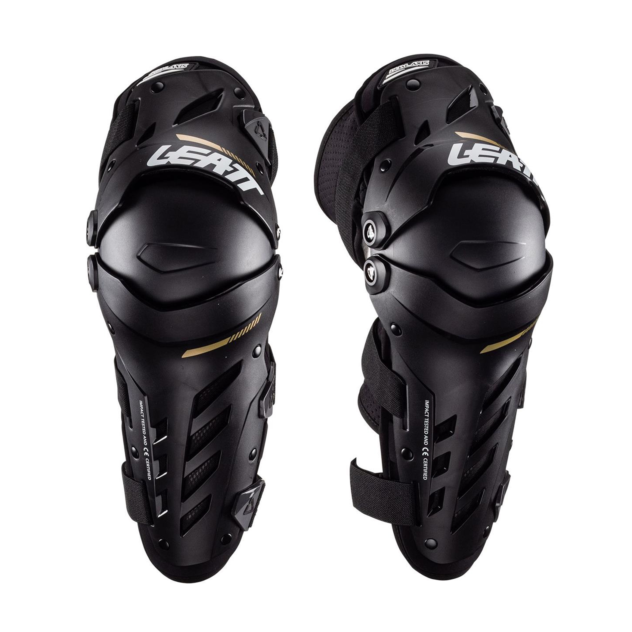 การ์ดเข่า Leatt Knee & Shin Guard Dual Axis - Black