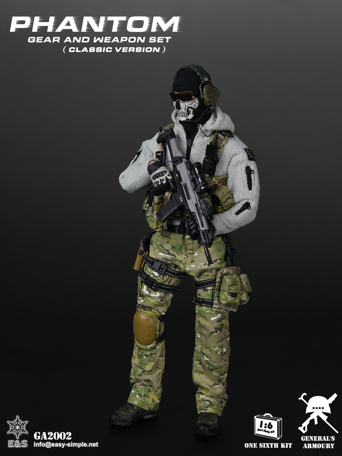 [สั่งจอง]General's Armoury GA2002 1/6 : Phantom Gear And Weapon Set (Classic Version)