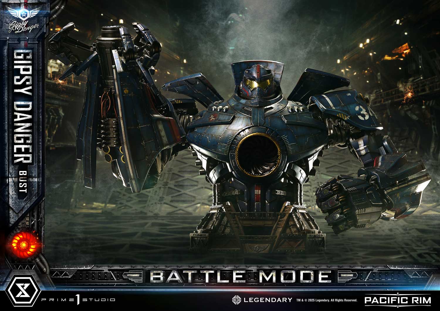 [สั่งจอง]Prime 1 Studio LSPACRIM-02 : Gipsy Danger Battle Mode (Pacific Rim)