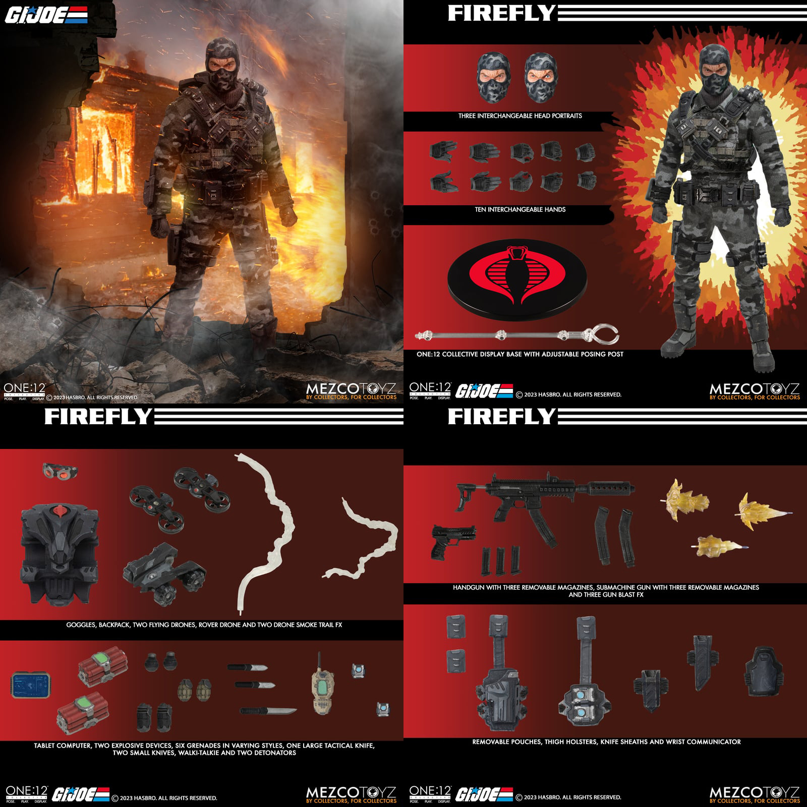 สั่งจอง]Mezco Toyz ONE:12 COLLECTIVE - G.I. Joe: Firefly - Toxtoysshop
