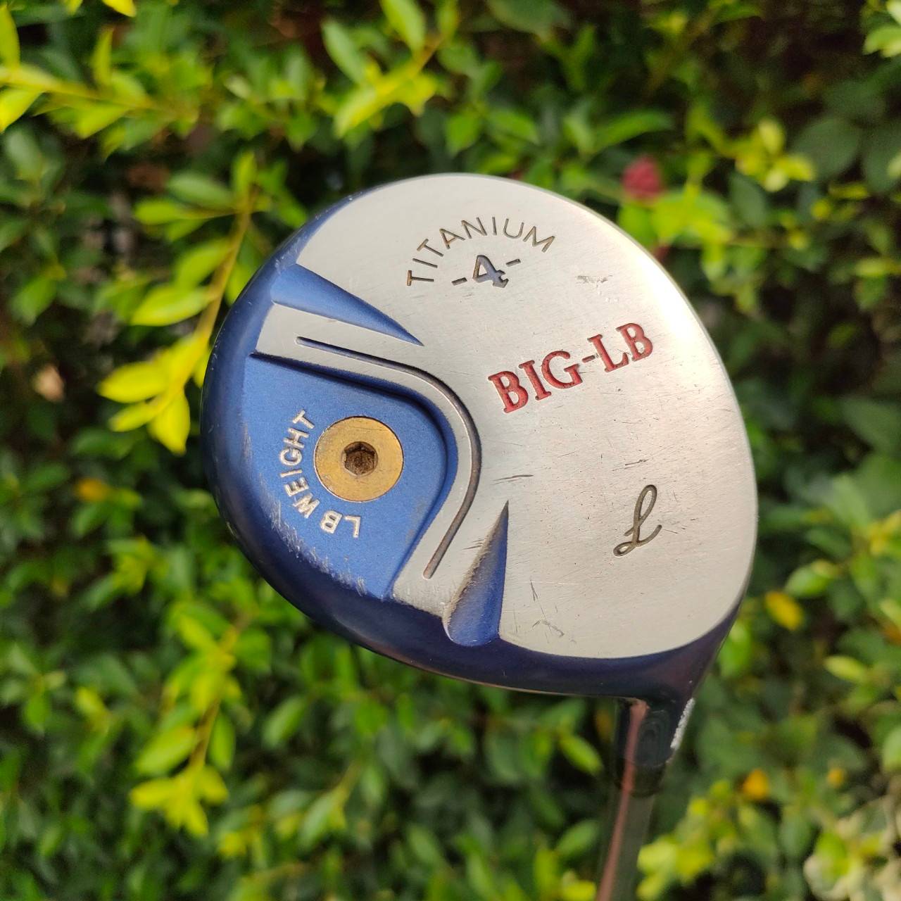 ** ไม้กอล์ฟสำหรับผู้หญิง ** FW4 HONMA BIG-LB TITANIUM ก้าน TITANIUM CARBON FLEX L ก้านระดับ 2 ดาว **