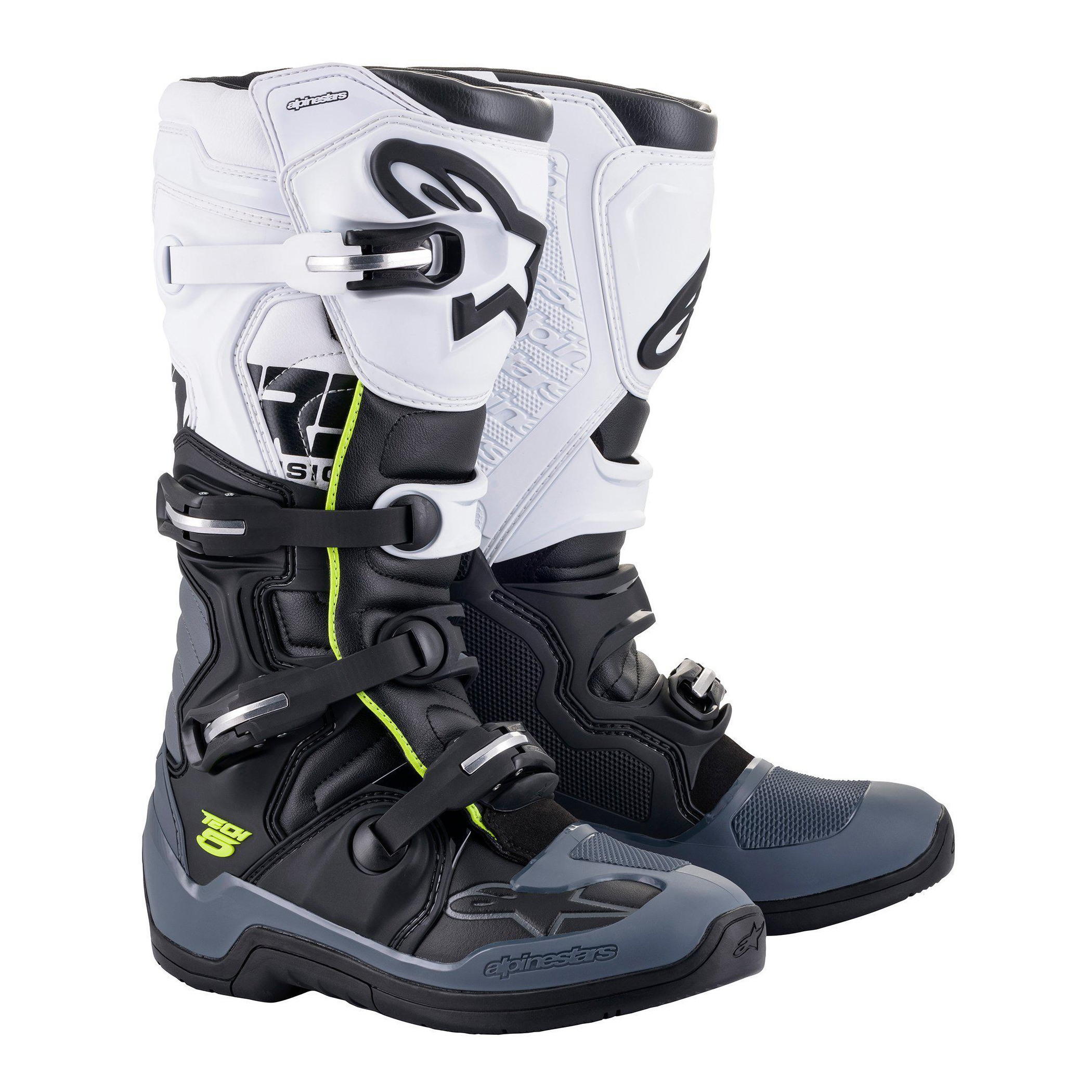 รองเท้า Alpinestars Tech 5 Boot - BLACK DARK GRAY WHITE