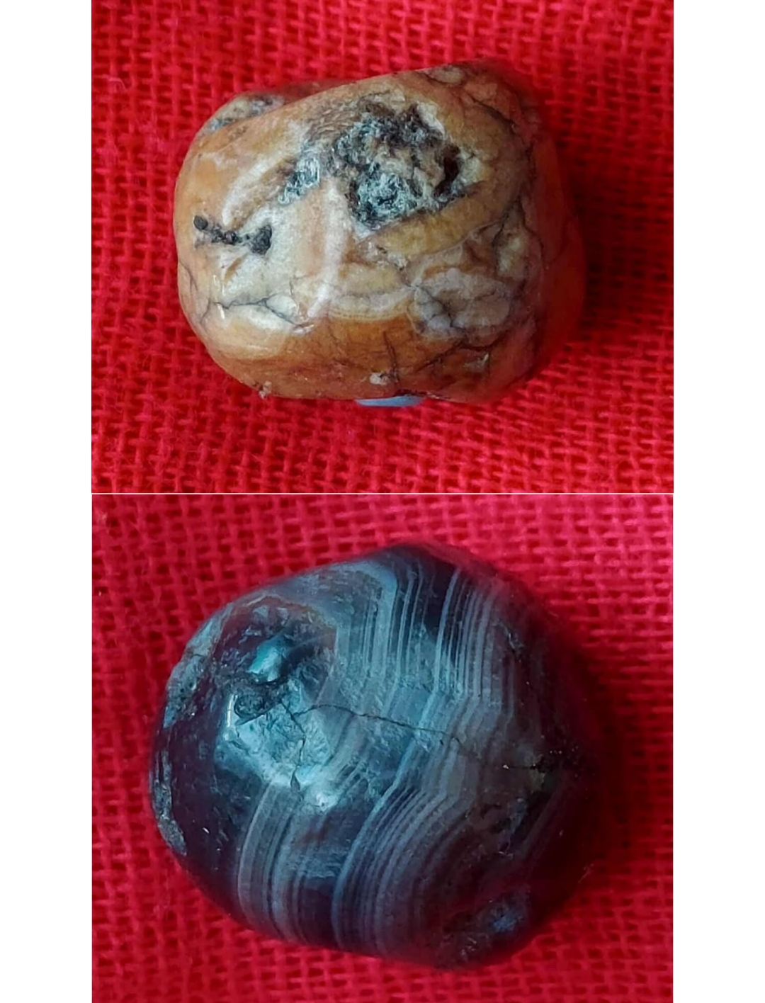 โปรไฟลุก🔥 ลูกปัดโบราณ ยุคทวารวดี ชวา+สังคโลก 1 คู่ (ขายแล้ว)