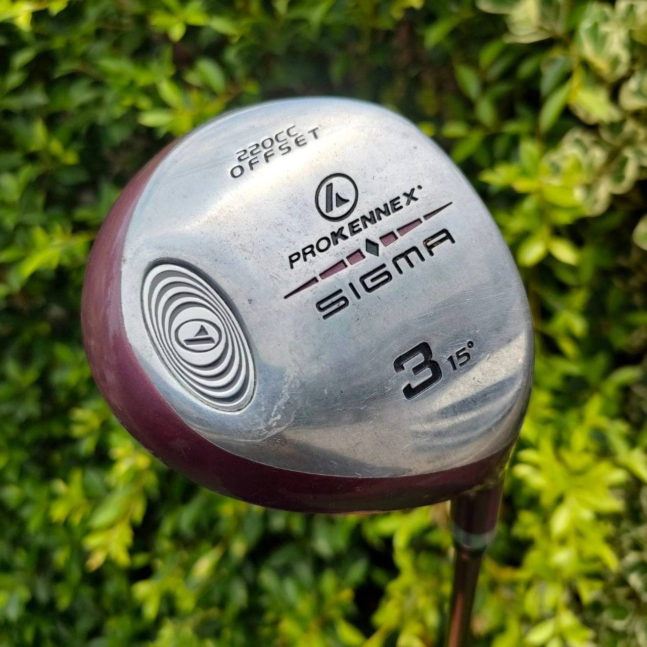 ** ไม้กอล์ฟสำหรับผู้หญิง ** FW3 PROKENNEX SIGMA องศา15 ก้าน SIMMA FLEX L มีออฟเซ็ทครับ ทำให้ตีง่ายมาก คุณผู้หญิงห้ามพลาด