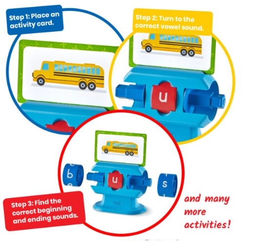 ชุดเรียนรู้คำศัพท์พื้นฐานหมุนวงแหวนแสนสนุก ของเล่น, ของเล่นเด็ก, ของเล่นเสริมพัฒนาการ