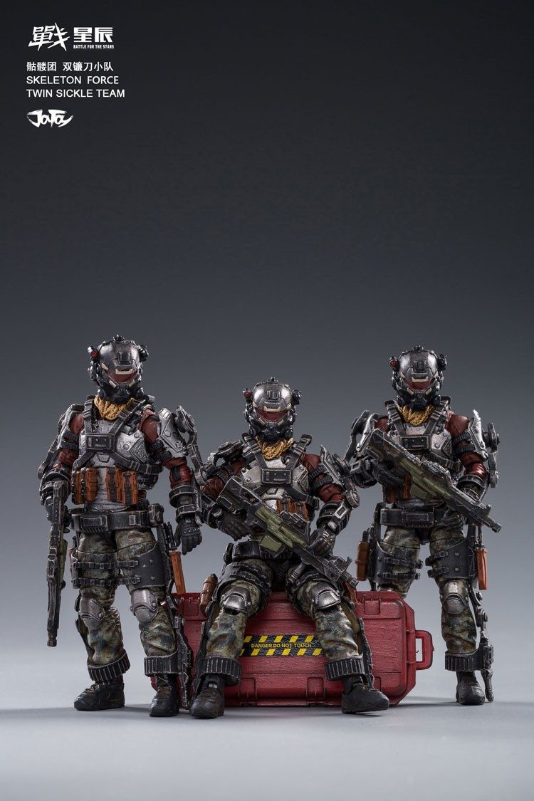 [สั่งจอง]JOYTOY JT0173 1/18 Skeleton Forces Double Sickle SQUAD + JT0265 Helan