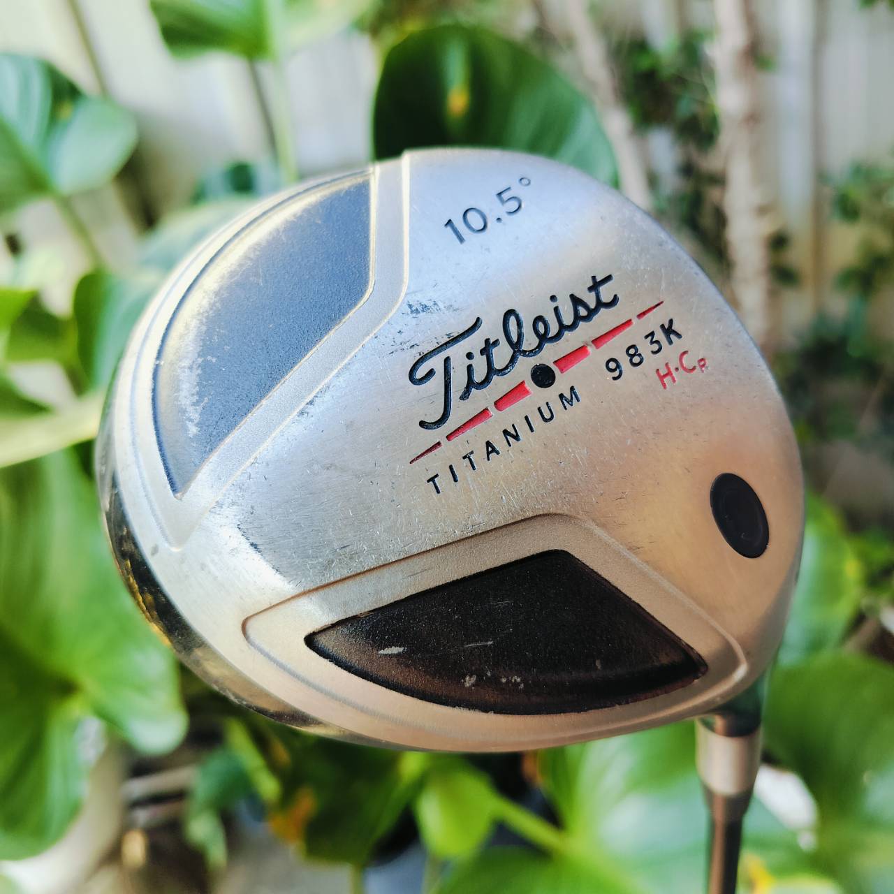 Driver Titleist 983K H-C R เป็นตัว High Rebound หายากมาก หน้าเด้งตีไกลสุดขีด!!! วัสดุ TITANIUM ไม้กอล์ฟพรีเมี่ยมมือสอง ของแท้ By NakaraLuxurious