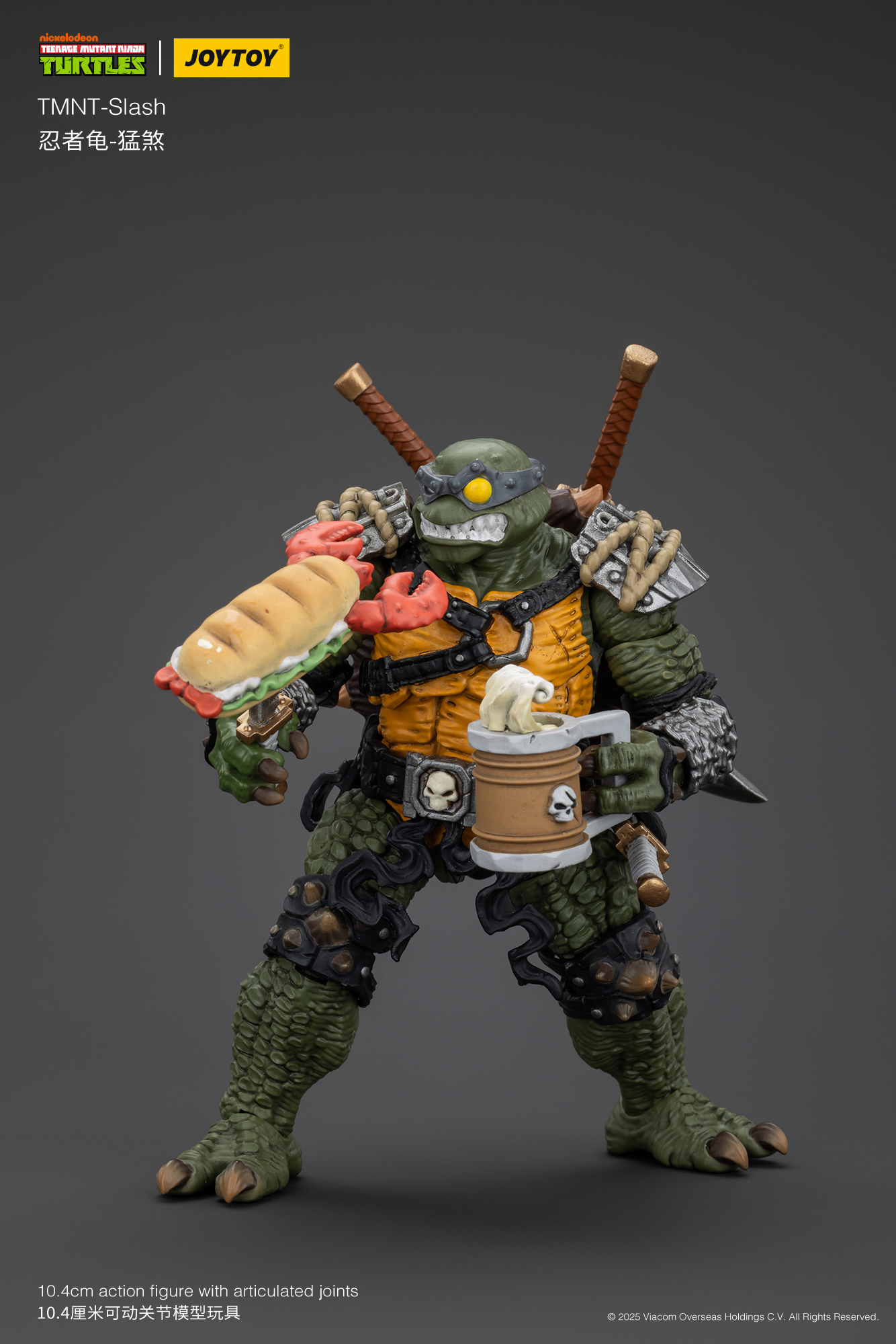 [พร้อมส่ง]Joy toy 1/18 : TMNT- JT01000 : Slash"