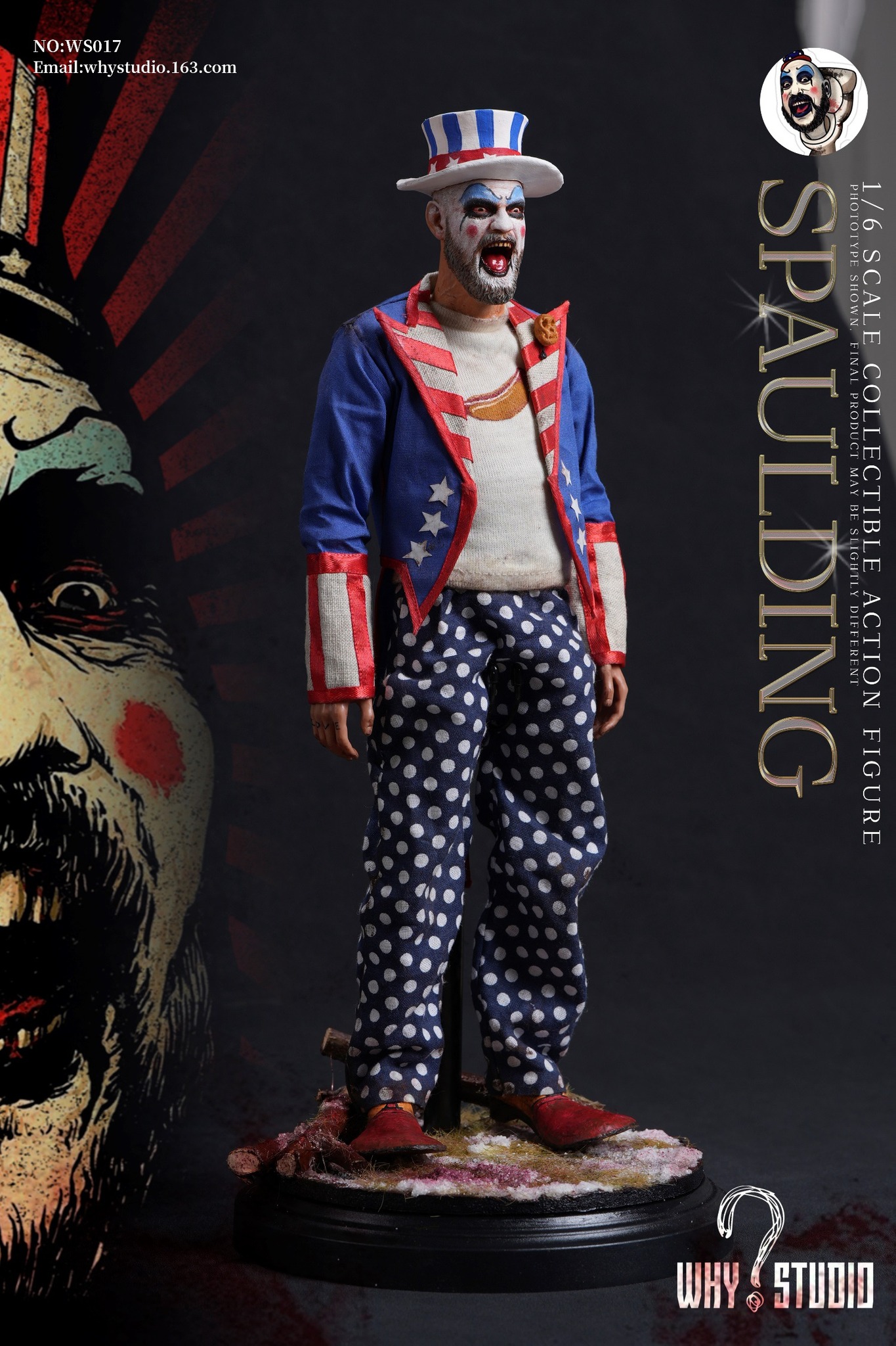 [สั่งจอง] WHY STUDIO WS017 1/6 : captain Spaulding