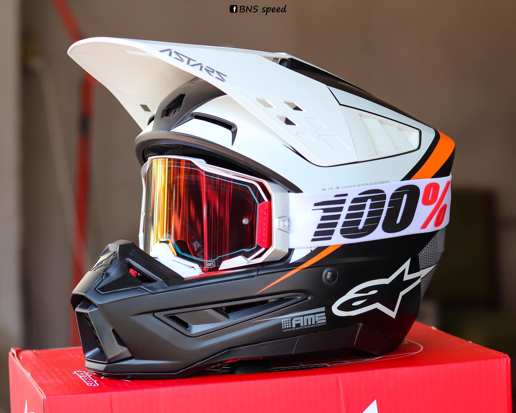 แว่น 100% ARMEGA CW2 Mirror Red Lens