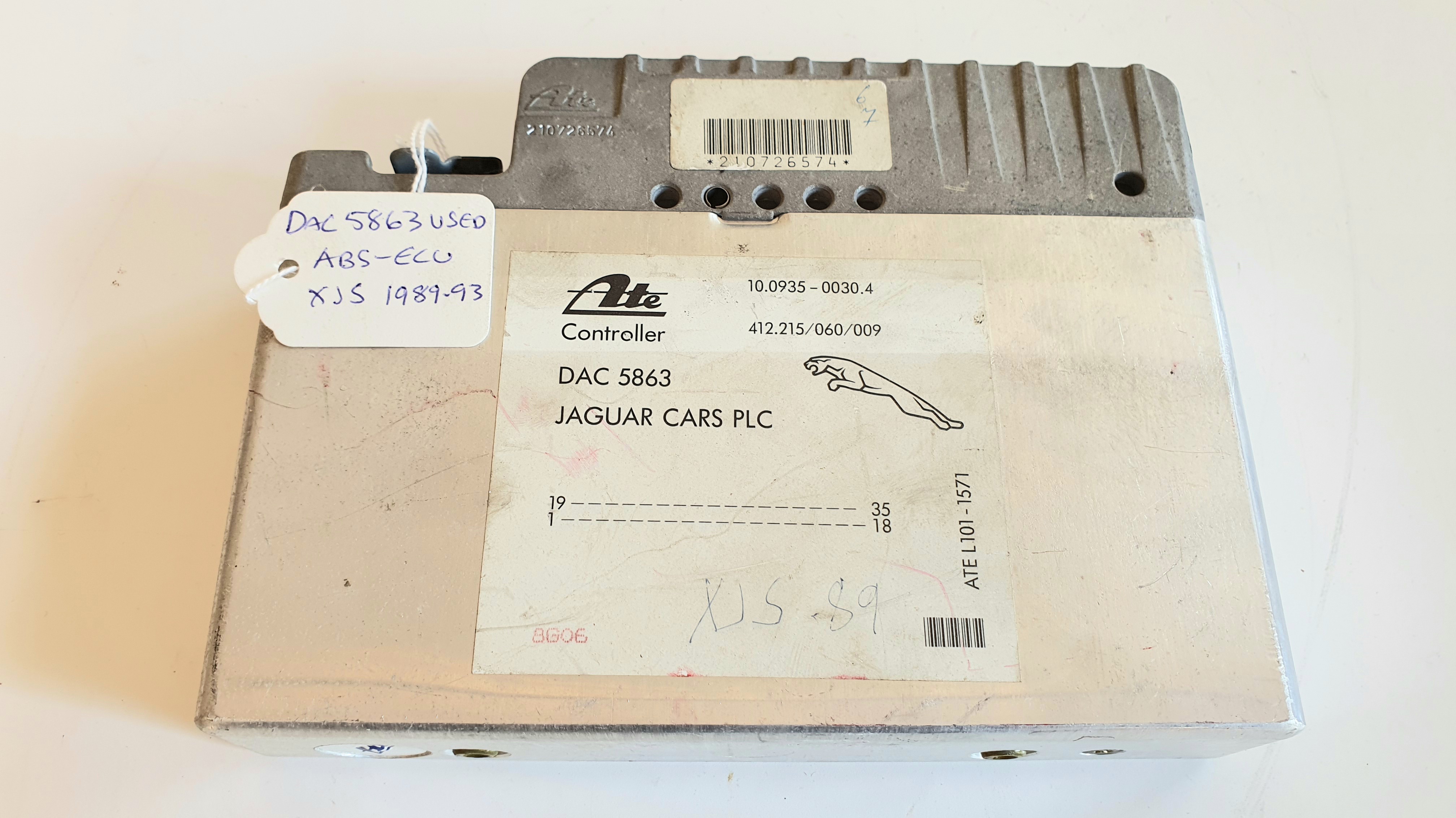 ABS ECU XJS 1989-93, Ate, Käytetty =250e