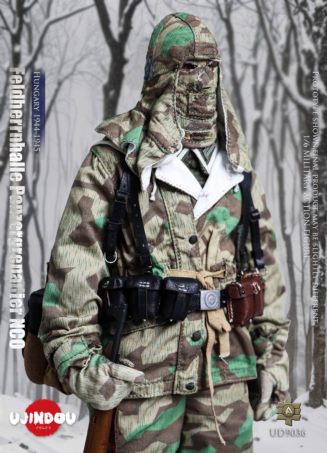 [สั่งจอง]UJINDOU UD9036 1/6 : WWII Feldherrnhalle Panzergrenadier NCO 1944-1945