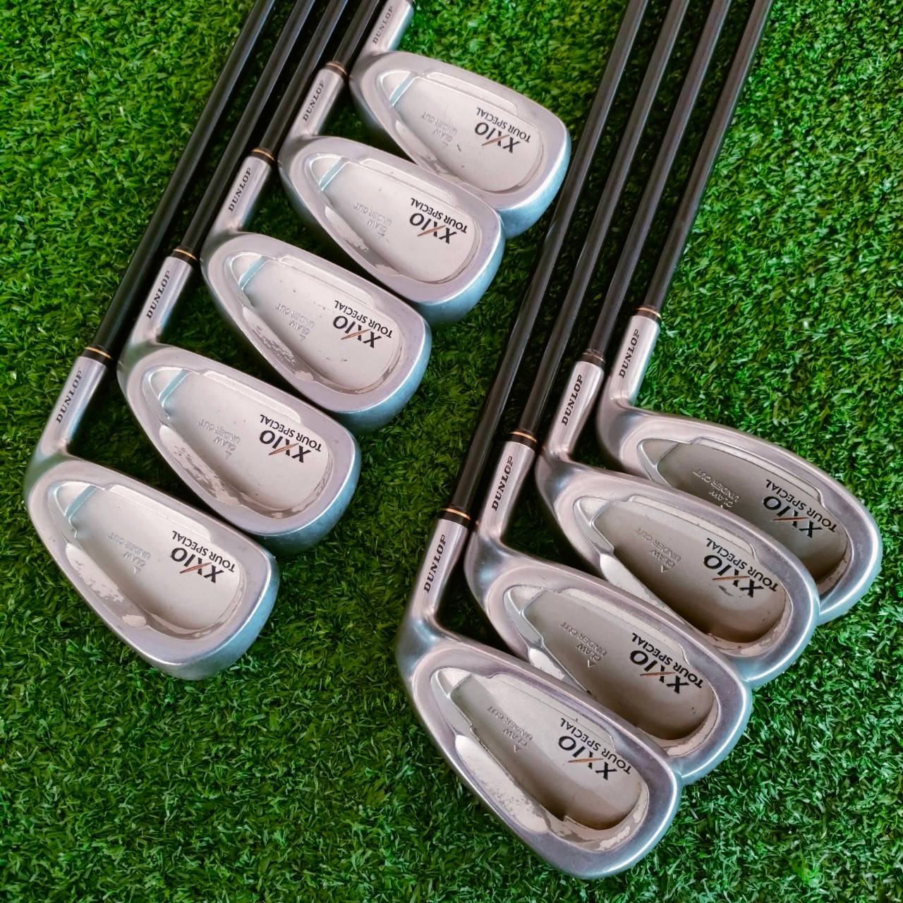ชุดเหล็ก XXIO TOUR SPECLAL CLAW UNDER CUT มีเหล็ก 4-9 เเละ PW AW SW ก้าน XXIO MP100 FLEX R ไม้กอล์ฟมือสอง ของแท้ BY NakaraLuxurious