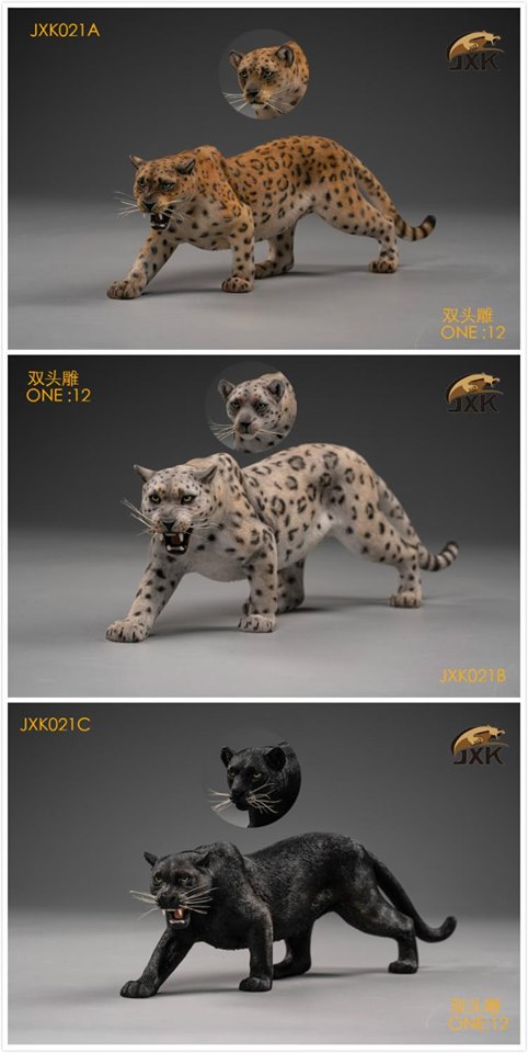 [สั่งจอง] JXK 1/12 The leopard /animal model JxK021