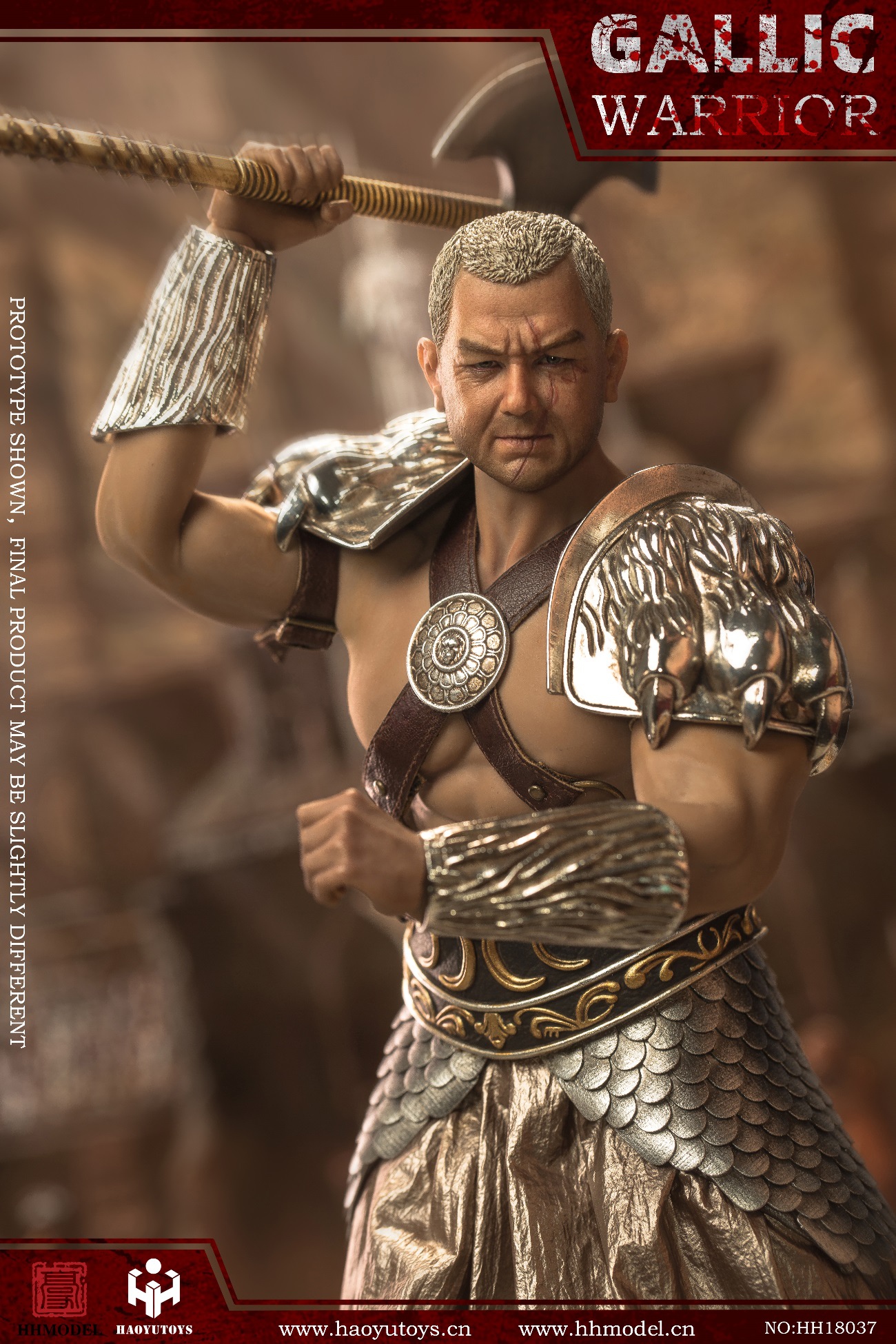 [สั่งจอง] HHMODEL & HAOYUTOYS HH18036 1/6 : Imperial Army Hunting Ground Fighter - Gaul Warrior