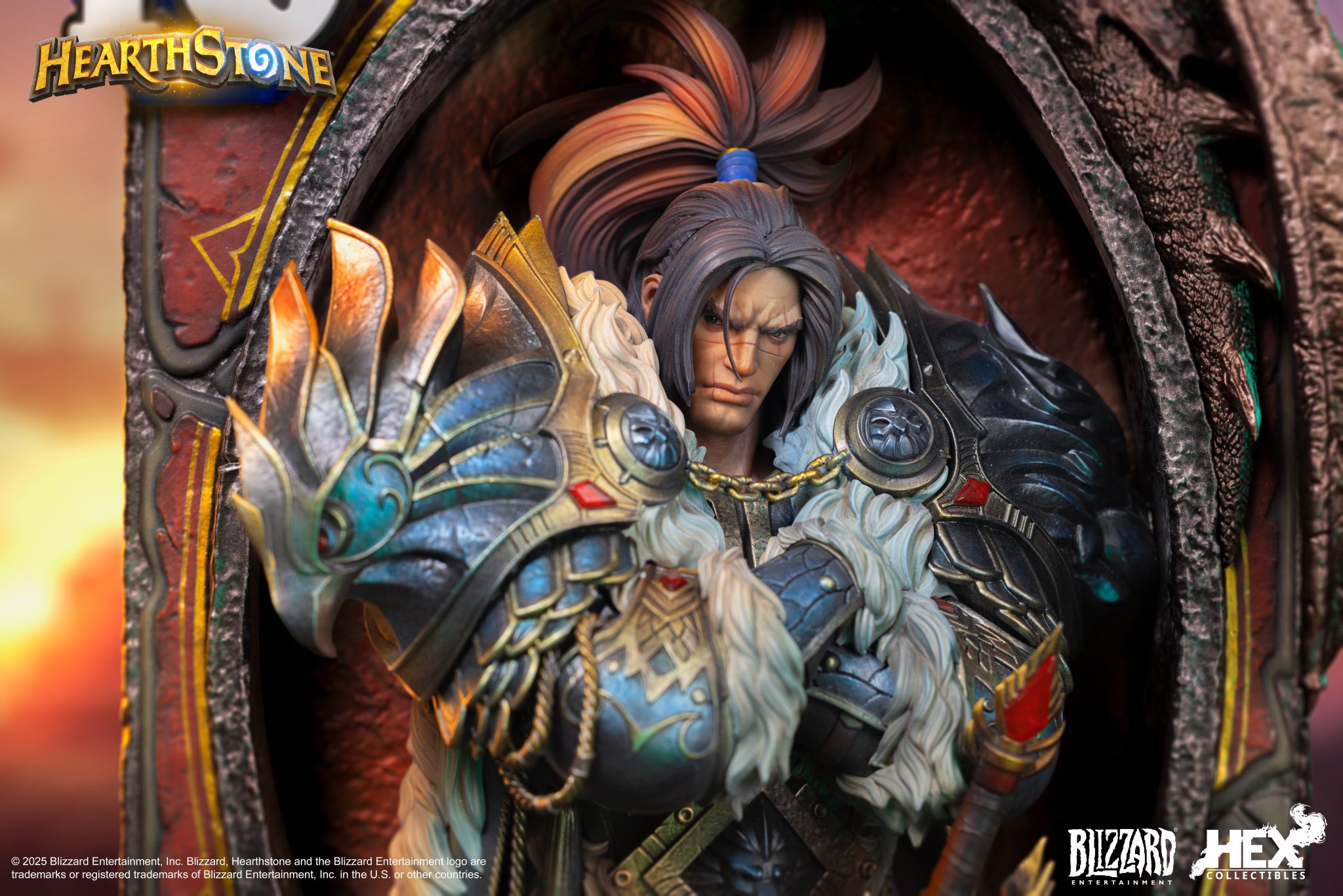 [สั่งจอง]HEX Collectibles : Varian Wryn Art Statue (Blizzard Hearthstone)
