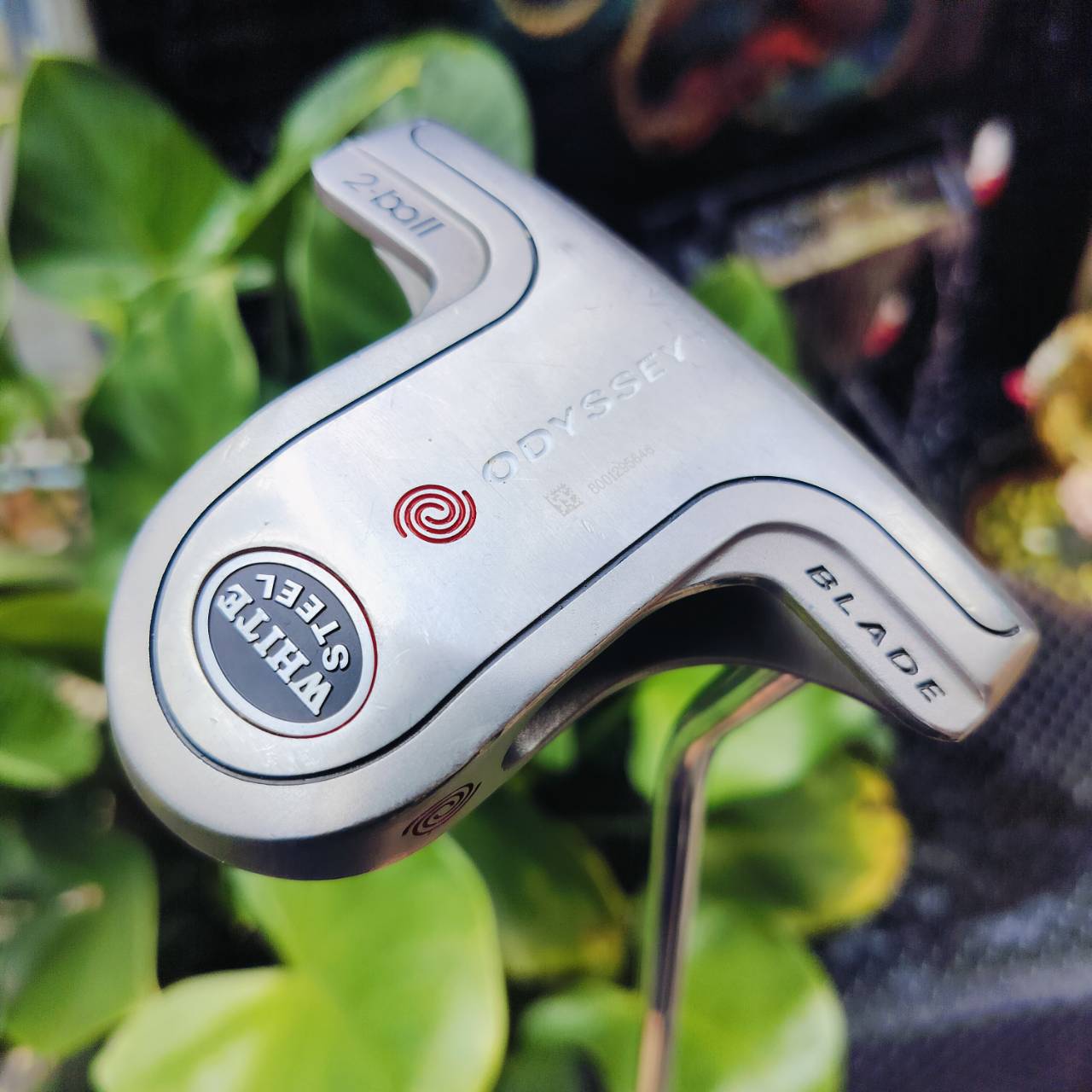 PUTTER ODYSSEY 2-BALL BLADE เป็นรุ่น WHITE STEEL อินเซิร์ทมี MILLED ช่วยในเรื่องการเกาะไลน์มาก ไม้กอล์ฟพรีเมี่ยมญี่ปุ่นมือสอง By NakaraLuxurious