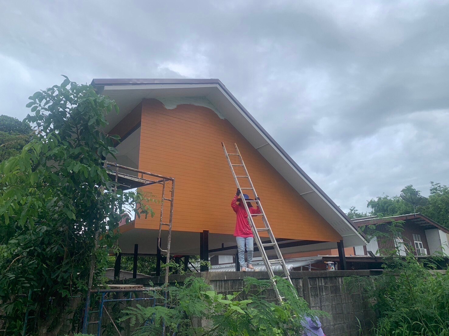 บ้านพักตากอากาศ (คุณป้อม) อ.บ้านโป่ง จ.ราชบุรี