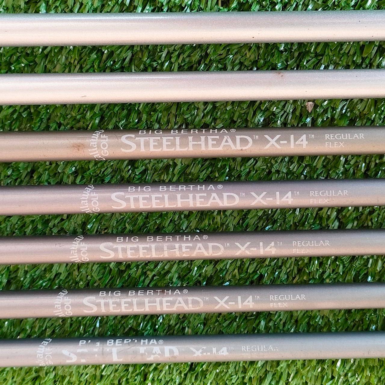 ชุดเหล็ก CALLAWAY STEELHEAD X-14 มีเหล็ก 4-9 เเละ PW ก้าน STEELHAD X-14 FLEX R