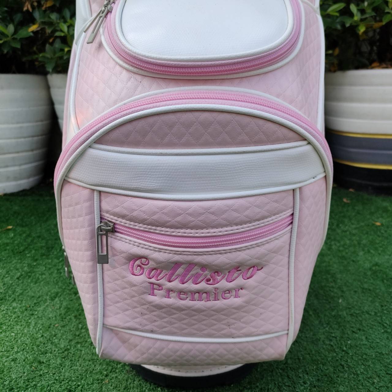 ถุงกอล์ฟ CALLISTO PREMIER มือสอง สีชมพู สภาพสวยนางฟ้าครับ