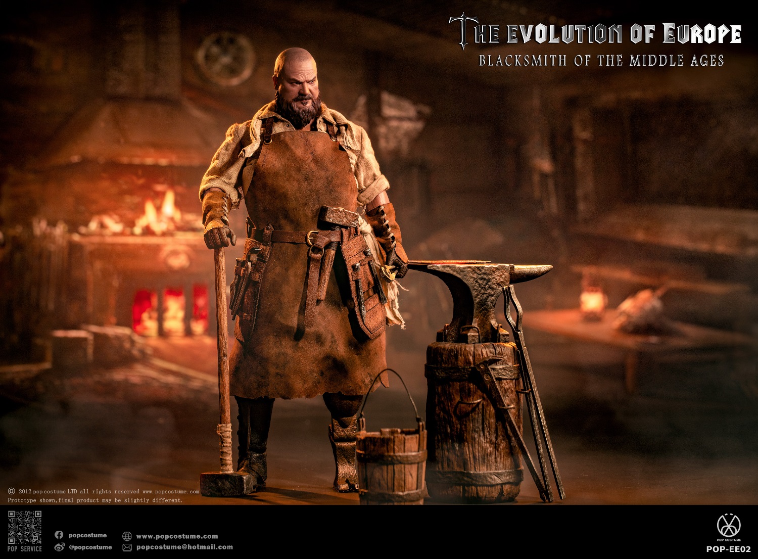 [สั่งจอง] POP COSTUME POP-EE02 1/6 : The Evolution of Europe Blacksmith