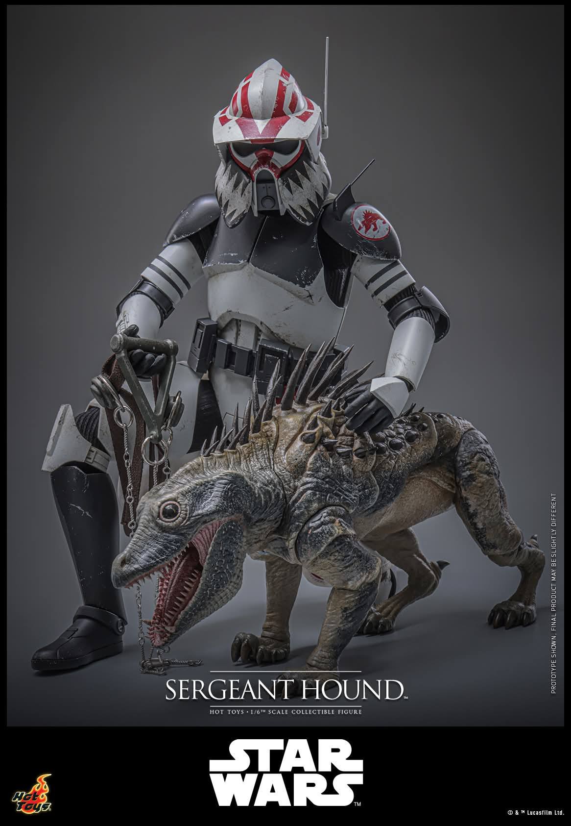 [สั่งจอง]HOT TOYS TMS167 1/6 : Sergeant Hound Collectible Figure [Star Wars: The Clone Wars]