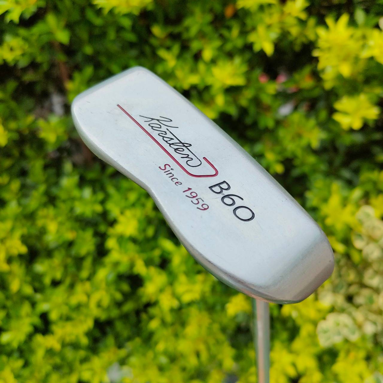 PUTTER PING B60 SINCE 1959 จุดฟ้า ความยาว 34 นิ้ว รุ่นคลาสสิคยอดนิยม!!! พัตต์ดีมาก *** กริพเสียต้องเปลี่ยน *** ไม้กอล์ฟมือสอง ของแท้ BY NakaraLuxurious