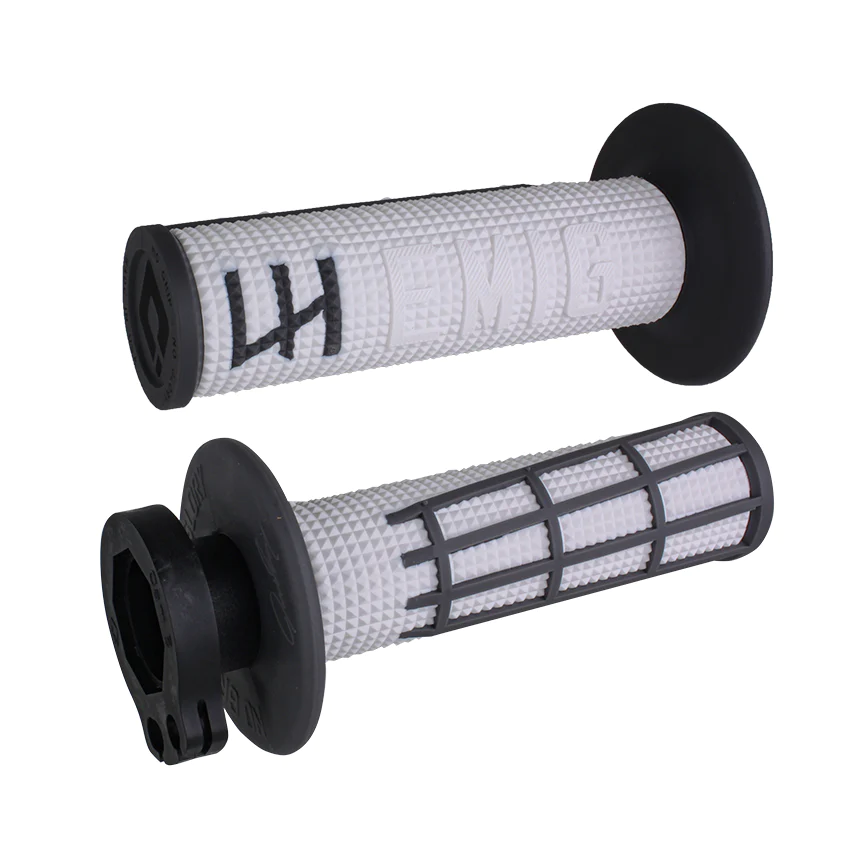 ปลอกแฮนด์ ODI Grips EMIG 2.0 V2 Lock-On - White/Graphite