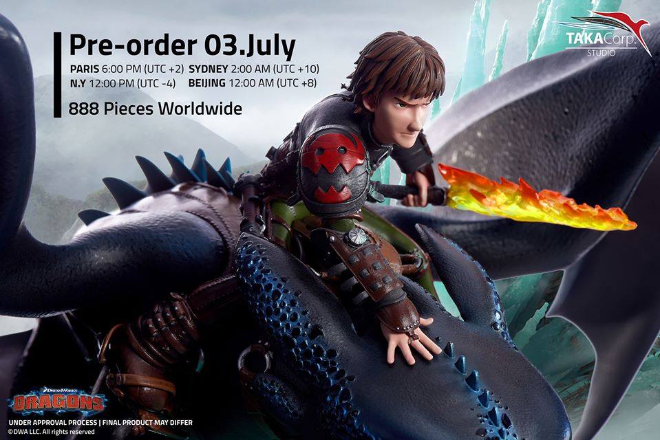 [สั่งจอง] Taka Corp : Toothless How to Train Your Dragon