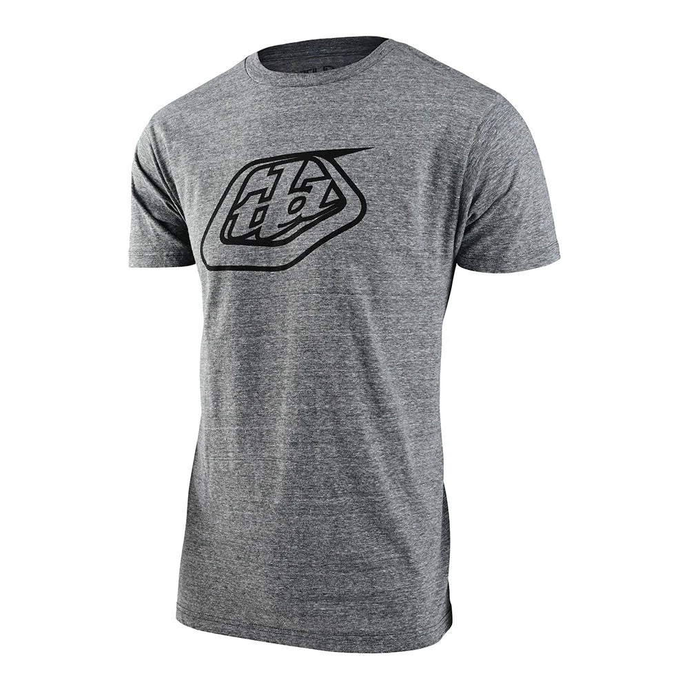 เสื้อยืด Troy Lee Designs Short Sleeve Tee Badge Ash Heather