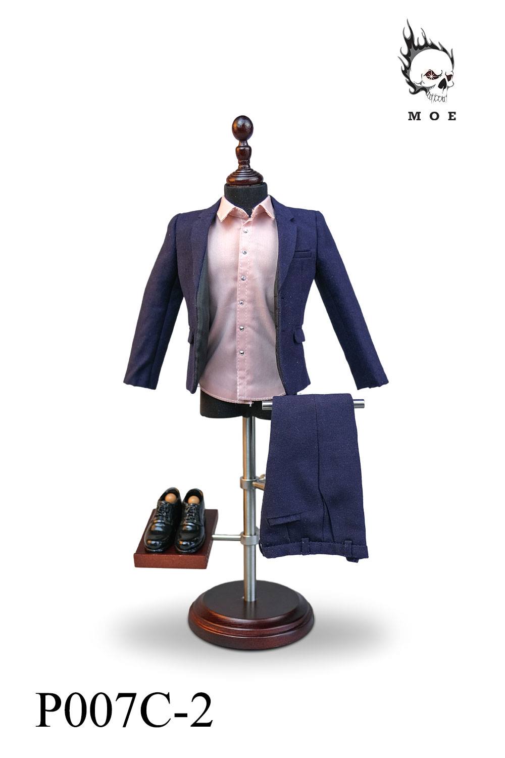 [สั่งจอง]MOETOYS P007A/B/C 1/6 : Mens Head Sculpt & Narrow Shoulder Suit