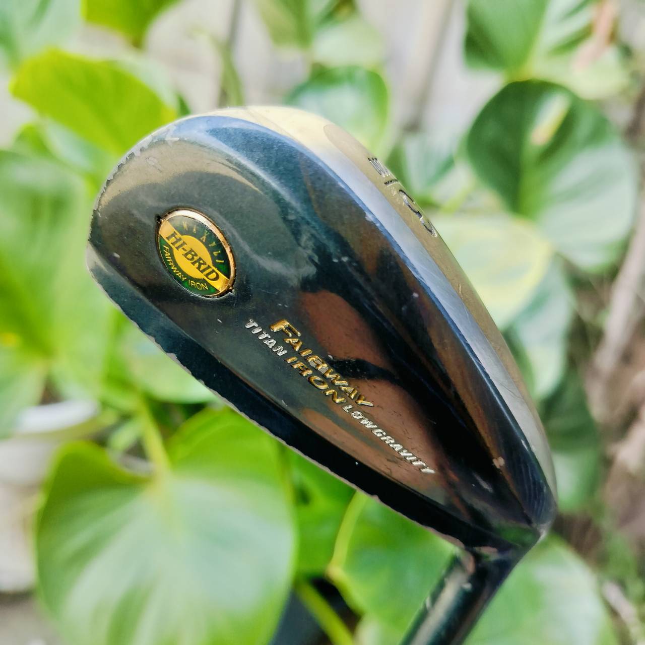 เหล็ก 3 IRON WOODS กึ่งไฮบริด ตีง่ายแบบจัดๆ วางทังสเตนชิ้นใหญ่ ไว้บริเวณ SOLE เป็นวัสดุที่ราคาแพง ทำให้ CG ต่ำมากๆ ไม้กอล์ฟพรีเมี่ยมมือสอง ของแท้ By NakaraLuxurious