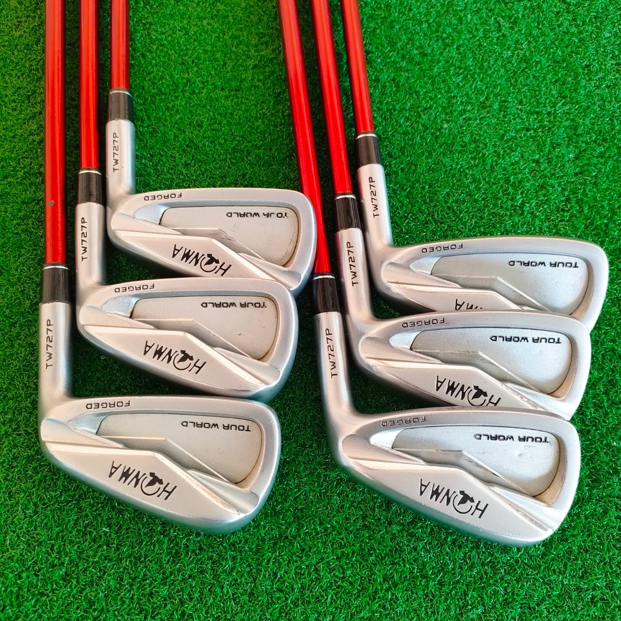 ชุดเหล็ก HONMA TOUR WORLD TW727P FORGED มีเหล็ก 5 -10 ทั้งหมด 6 ชิ้น ก้าน BASSARA FLEX R ชุดนี้ก้านโมสุดแพงครับ
