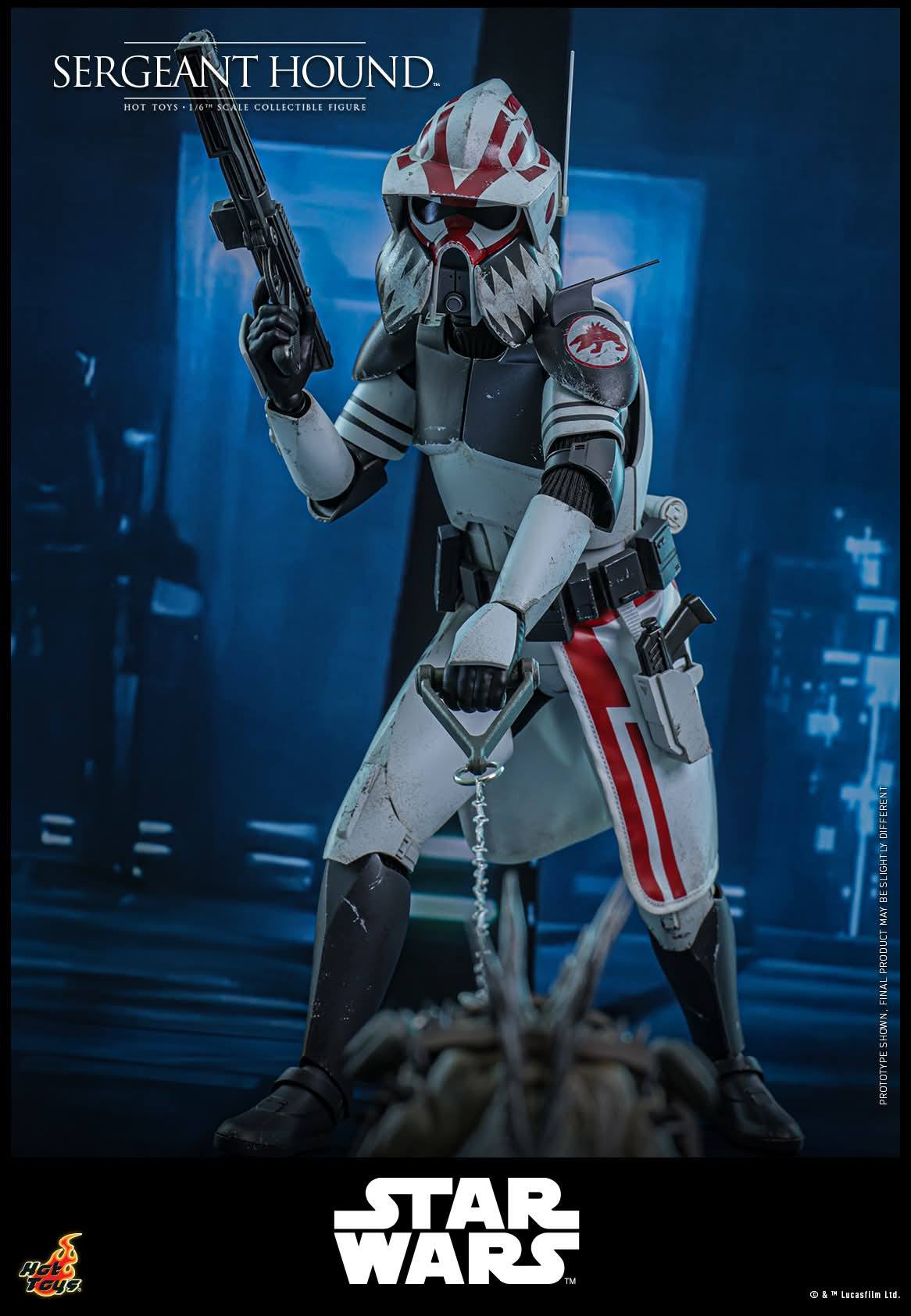 [สั่งจอง]HOT TOYS TMS167 1/6 : Sergeant Hound Collectible Figure [Star Wars: The Clone Wars]