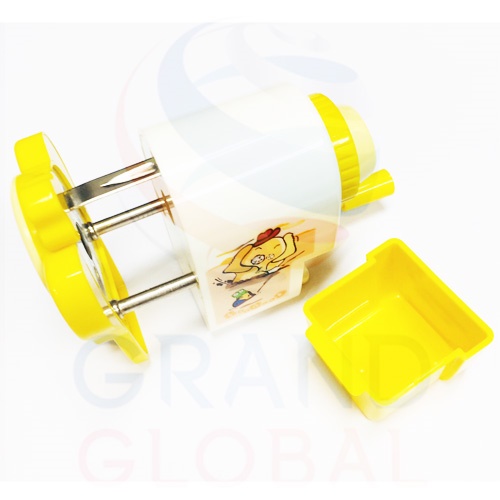 Triple-G Pencil Sharpener เครื่องเหลาดินสอ กบเหลาดินสอ เหลากลบ ตั้งโต๊ะ ลาย ช้าง น่ารัก สีเหลือง