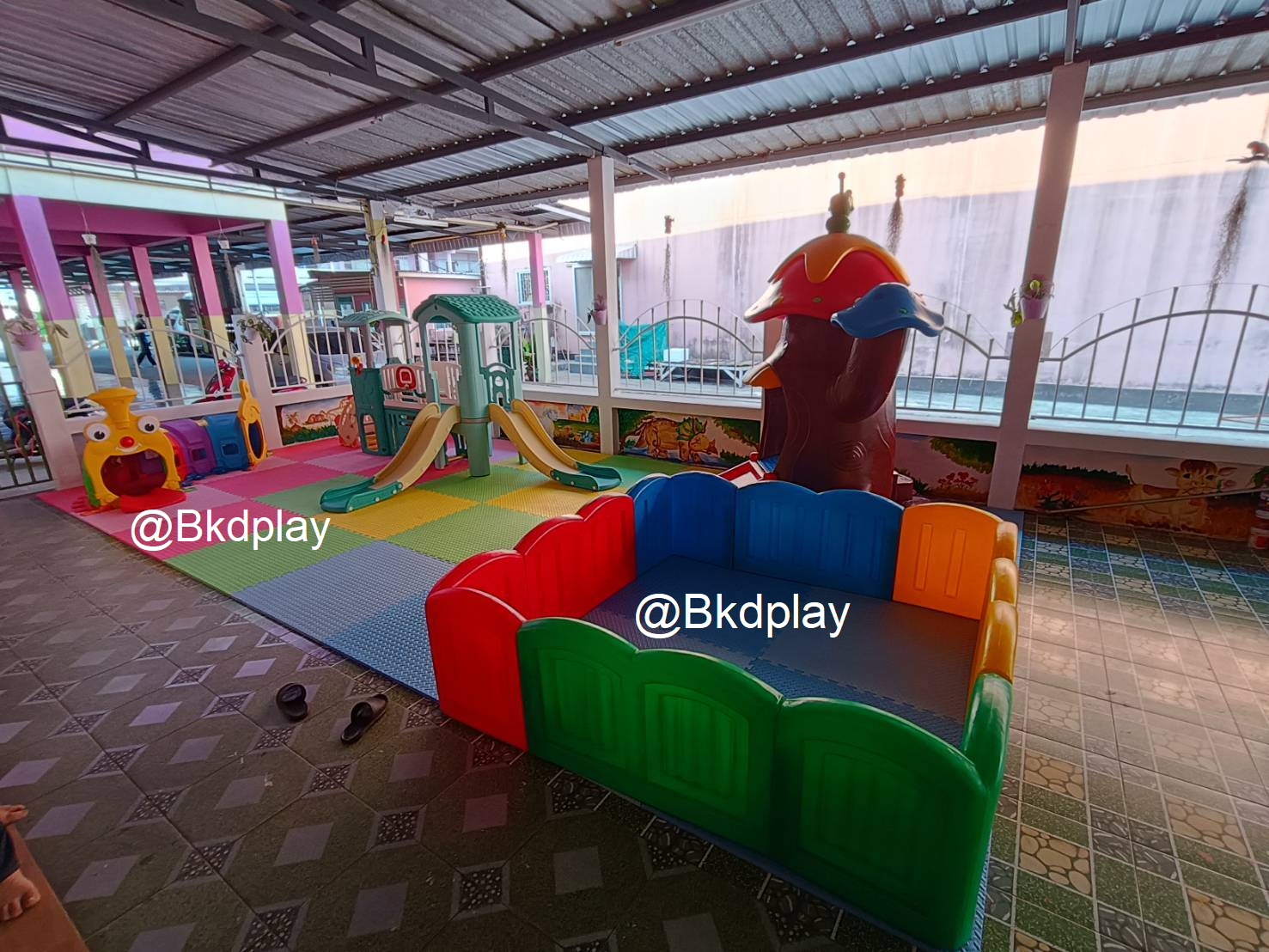 บ่อบอลสี่เหลี่ยมโค้ง, คอกกั้นเด็ก, รั้วกั้นเด็ก,พร้อมส่ง