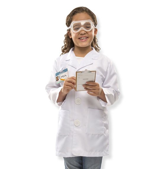 นักวิทยาศาสตร์ ฟรีไซส์ 3-6 ขวบ สูง 100-135 cm Melissa & Doug Role Play Costume Scientist รุ่น8536 ของเล่นเสริมพัฒนาการเด็ก