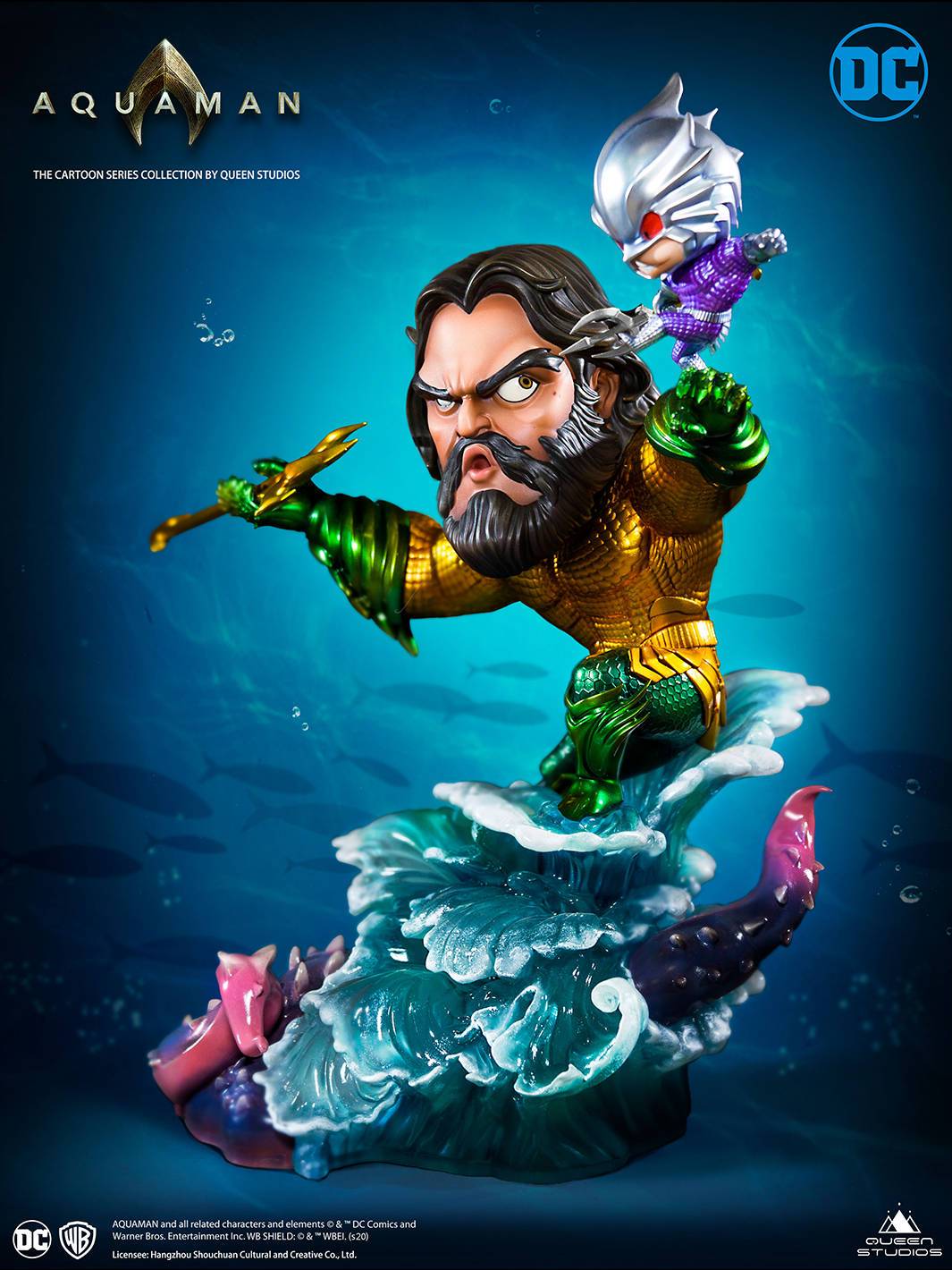 [สั่งจอง]QUEEN STUDIOS : Cartoon Aquaman Statue