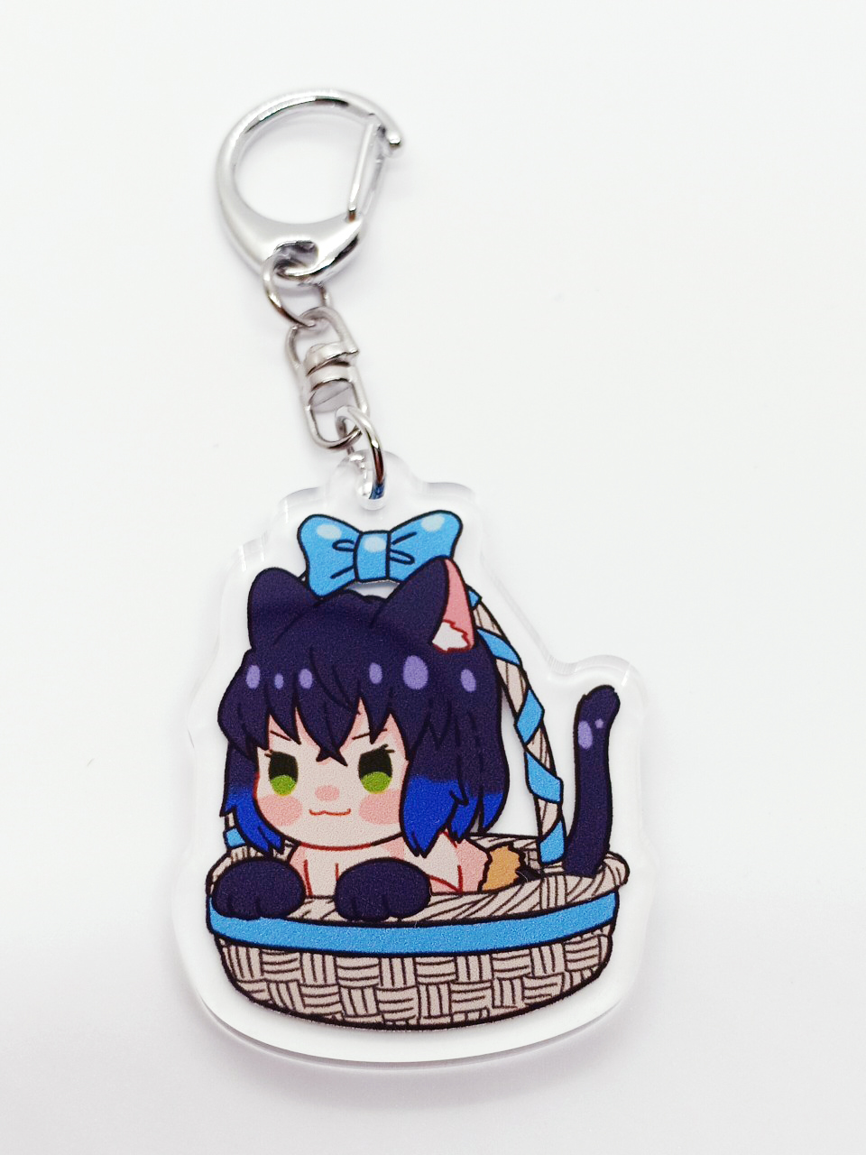 [In Stock] Cat Baskets Kimetsu no yaiba : *Acrylic Keychain*