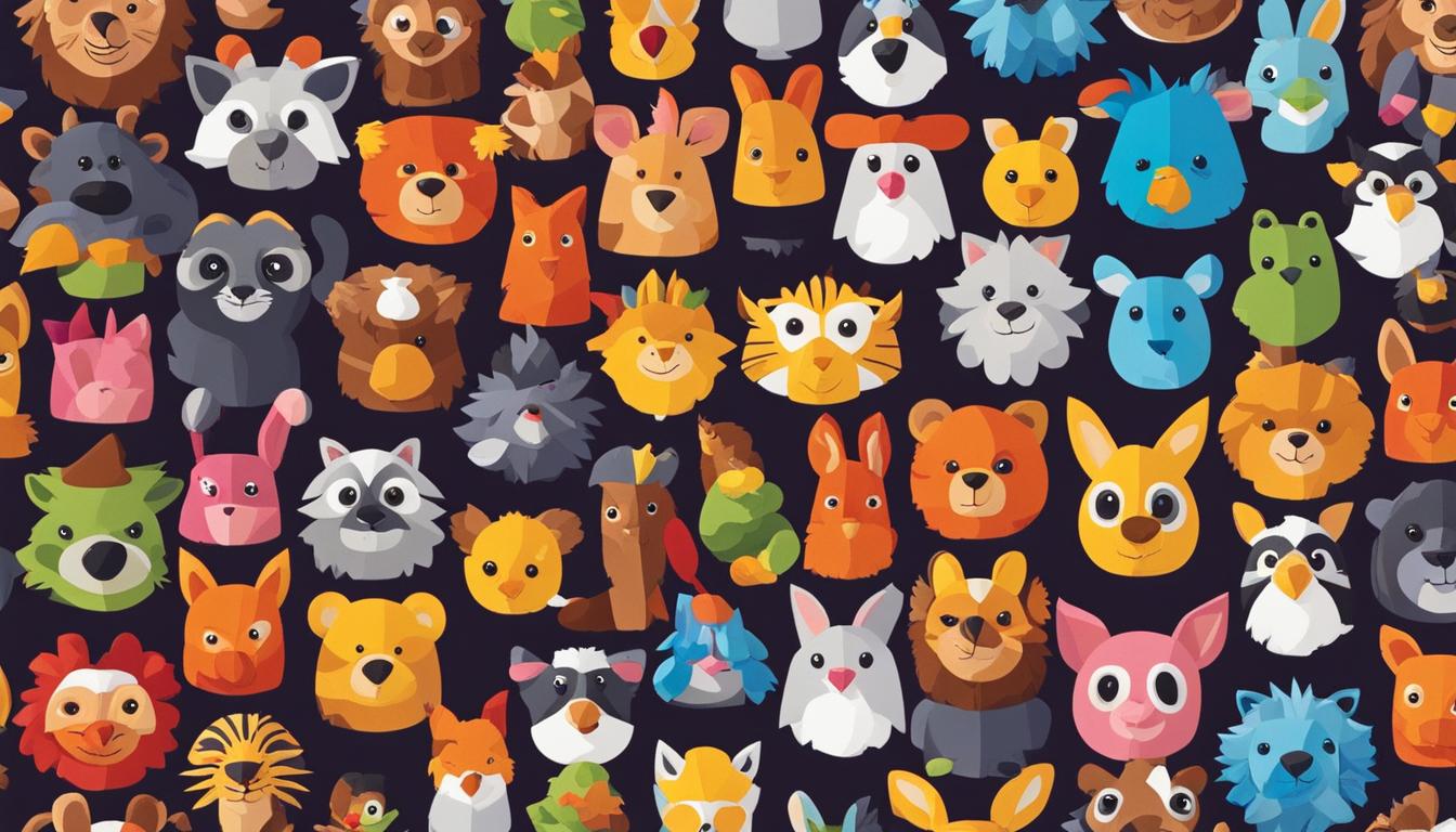 Educational Hand Puppet Animals