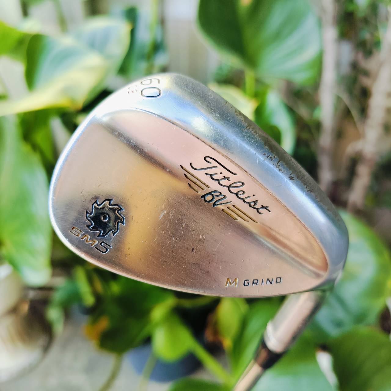 WEDGE TITLEIST VOKEY DESIGN SM5 M GRIND องศา 60 BOUNCE 8 สภาพสวย ต้นตำหรับสปินสุดโหด หน้า SPIN MILLED ไม้กอล์ฟพรีเมี่ยมมือสอง ของแท้ By NakaraLuxurious