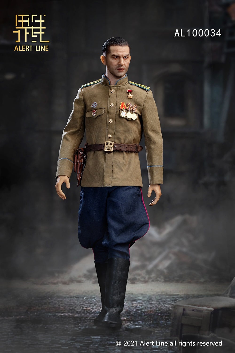 [สั่งจอง]Alert Line AL100034 1/6 : WWII Soviet NKVD Officer