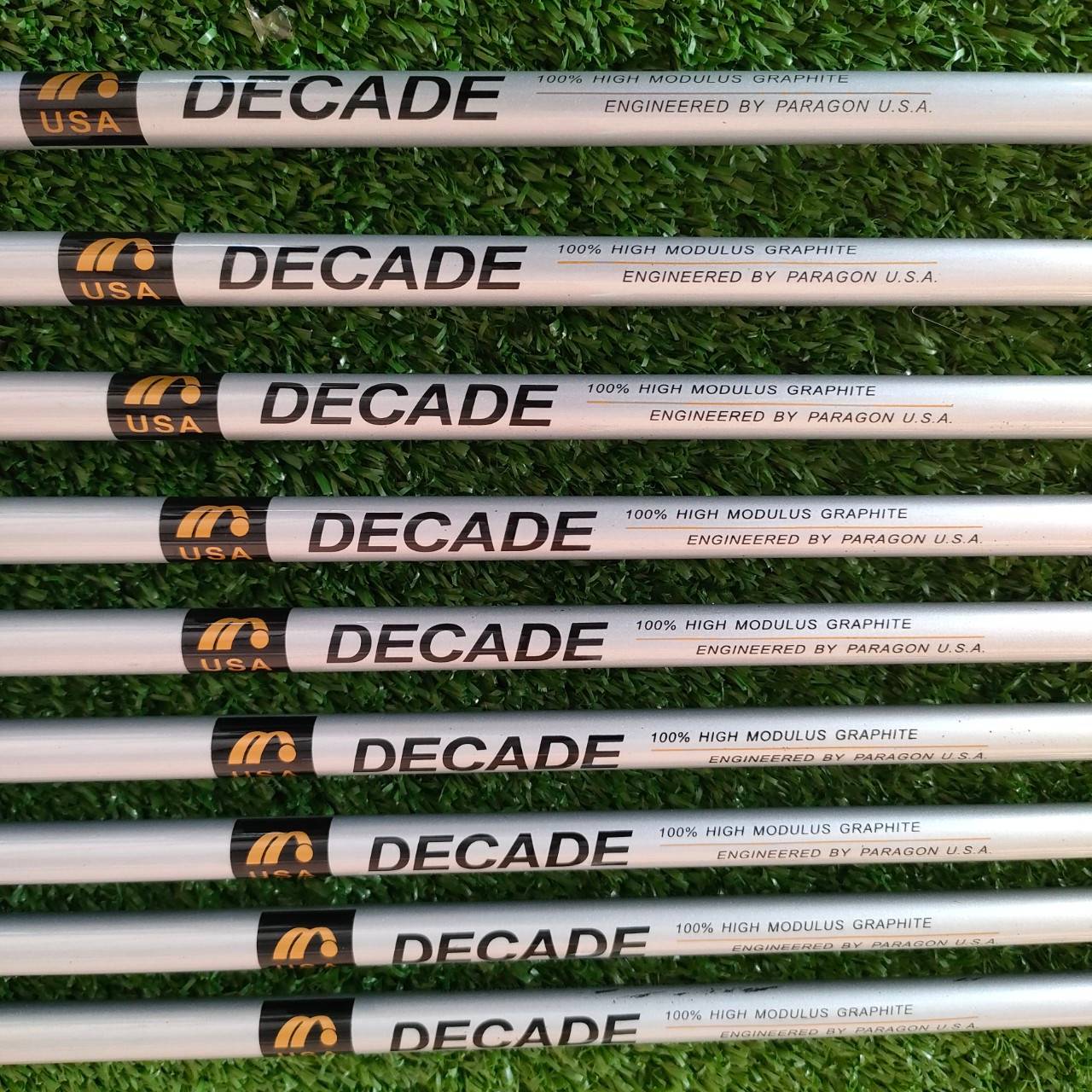 ชุดเหล็ก Mitsushiba golf JAPAN DECADE OVERSIZE ของใหม่!!! มีเหล็ก 3-9 เเละ PW SW เป็นชุดเหล็กจากญี่ปุ่นที่เน้นตีง่าย ใบใหญ่กว่าปกติ และมีถ่วงทังสเตน ไว้ทั้งด้านบนและล่างของใบเหล็ก ช่วยให้บล๊านซ์มาก!! ไม้กอล์ฟมือหนึ่ง ของแท้ BY NakaraLuxurious