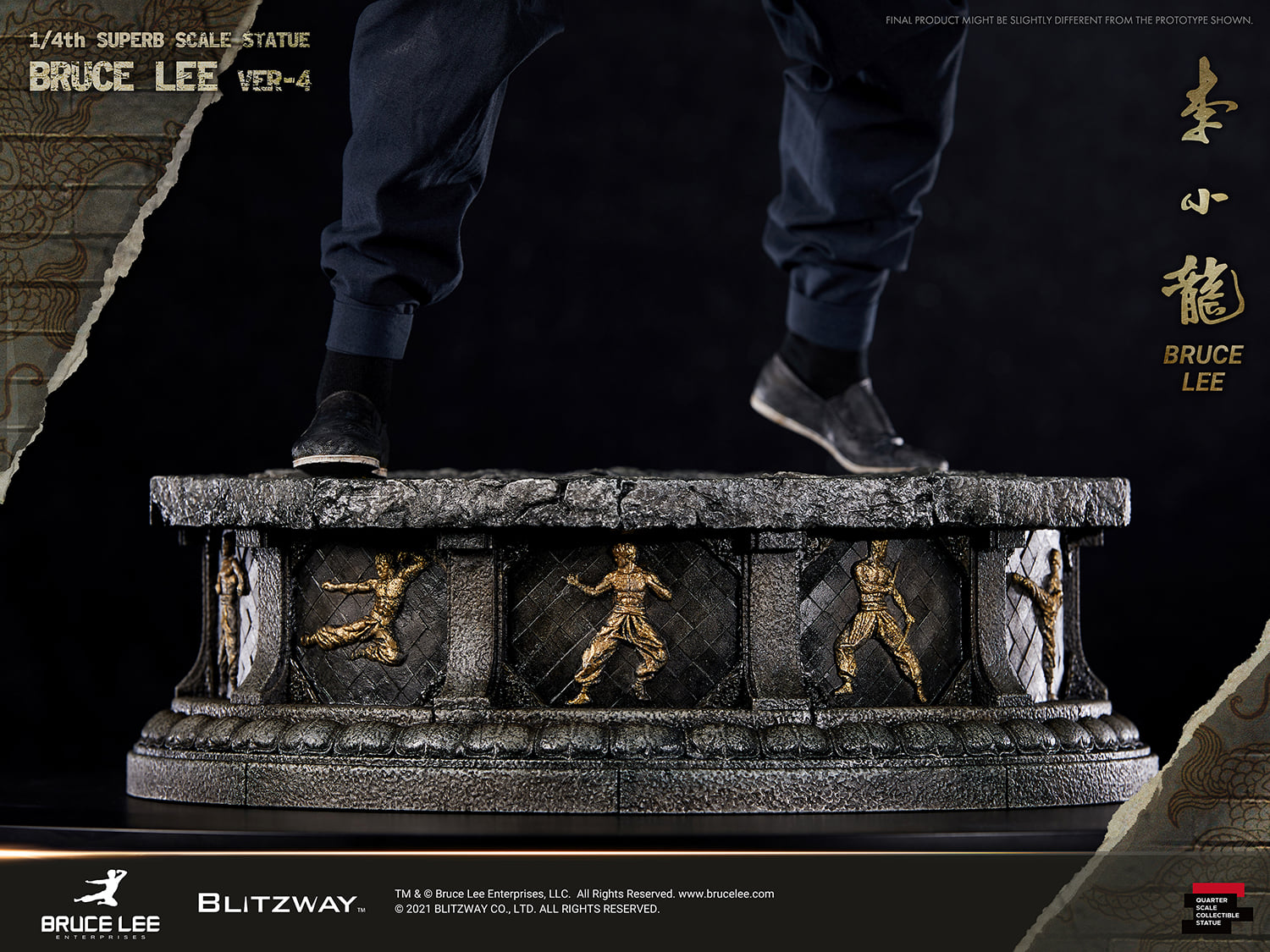 [สั่งจอง]Blitzway BW-SS-20901 1/4 : Bruce Lee Tribute Statue - ver. 4