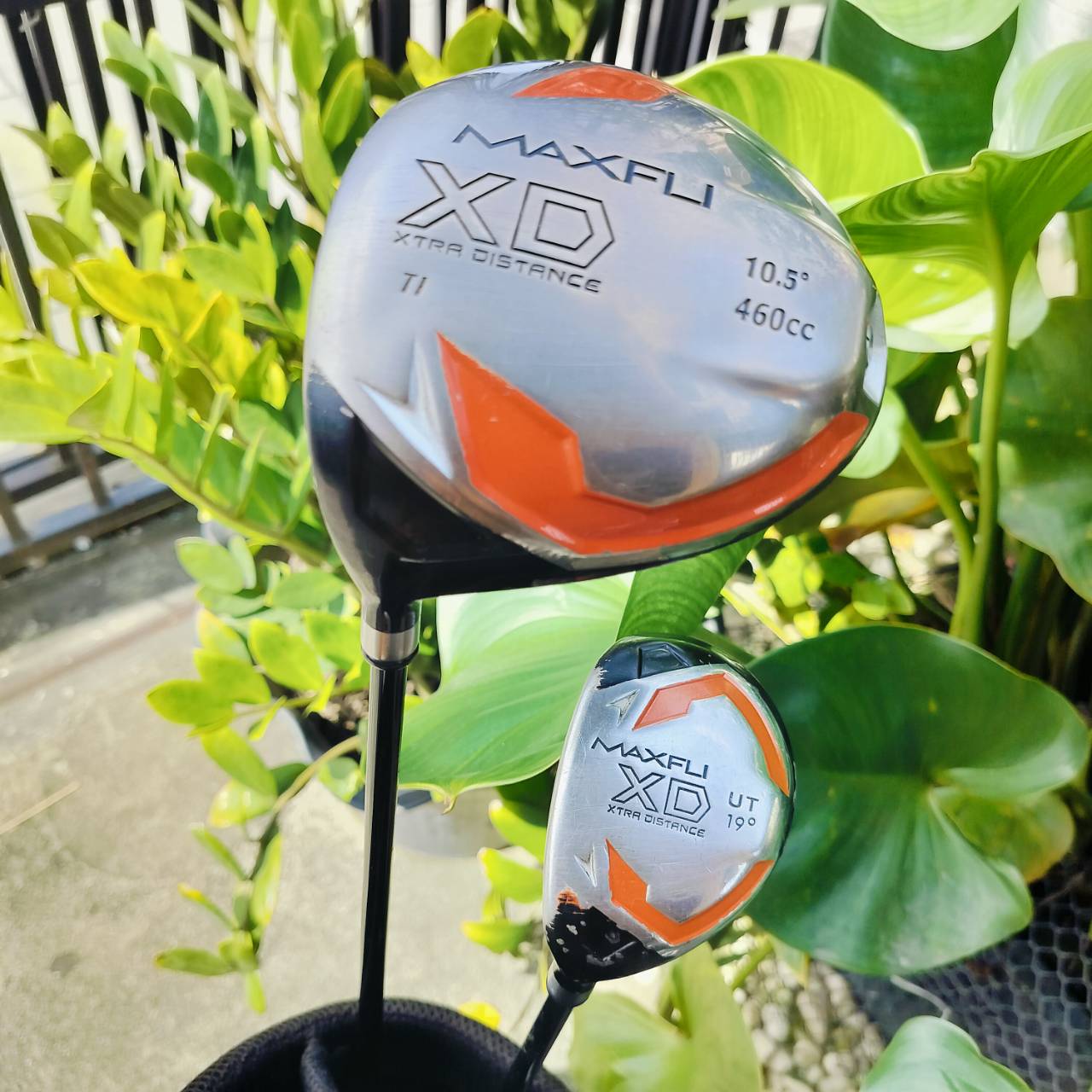 **ไม้กอล์ฟครบชุดมือซ้าย** MAXFLI XD EXTRA DISTANCE Driver ไทเทเนี่ยมหัวใหญ่ๆ ตีไกลๆ มีกับ UT องศา 19 เป็นตัวเล่นบน FW และมีเหล็กที่ตีง่ายมากๆ ไม้กอล์ฟพรีเมี่ยมมือสอง ของแท้ By NakaraLuxurious