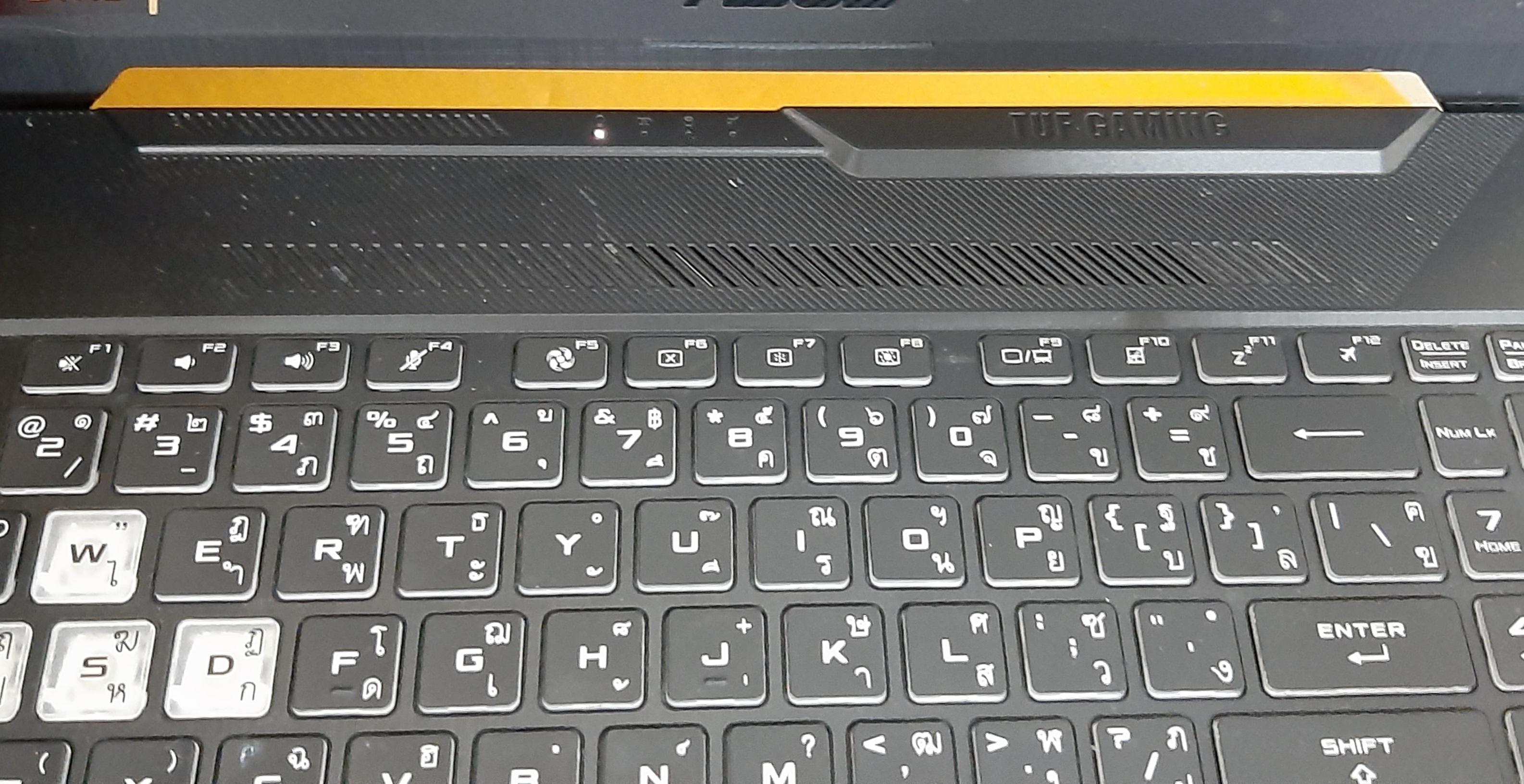 โน๊ตบุ๊คมือสอง Asus FX506H (i5-11400H Ram8GB SSD512GB VGA RTX3050 4GB)+Adapter+Mouse+กระเป๋า สภาพดี ประกันร้าน 1 เดือน